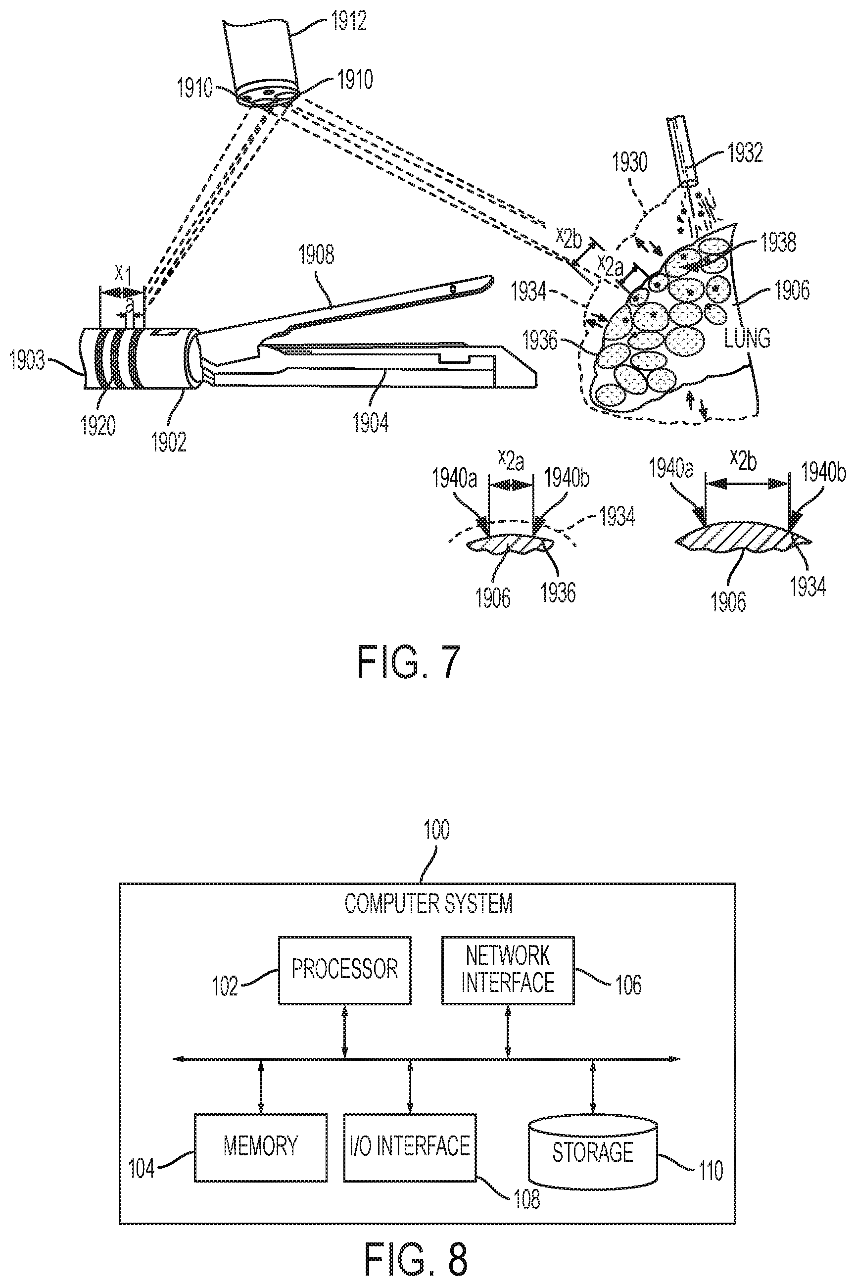 Patent US11793582 Figure 5 – Surgical tool positioning based on sensed parameters