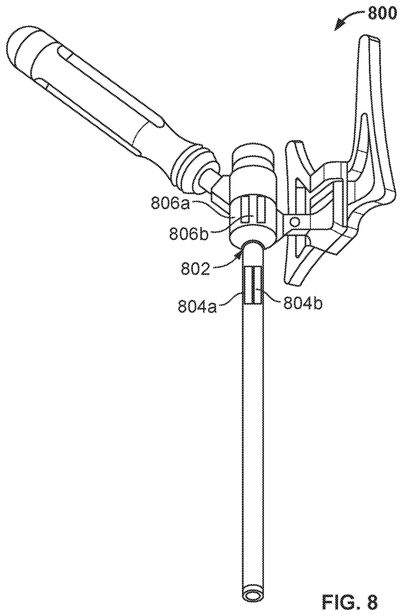 Patent US11793583 Figure 8 – Surgical instrument holder for use with a robotic surgical system