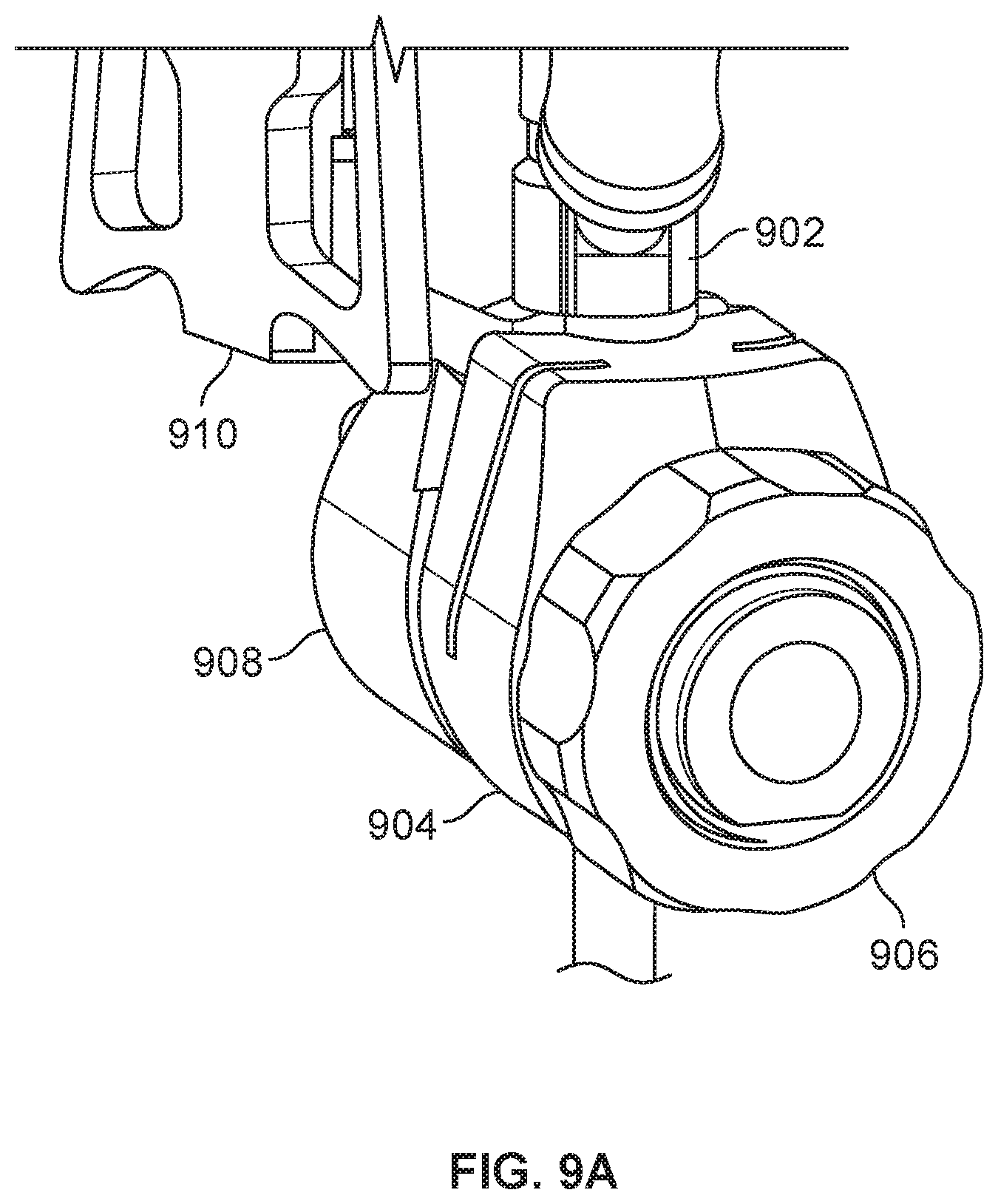 Patent US11793583 Figure 9 – Surgical instrument holder for use with a robotic surgical system