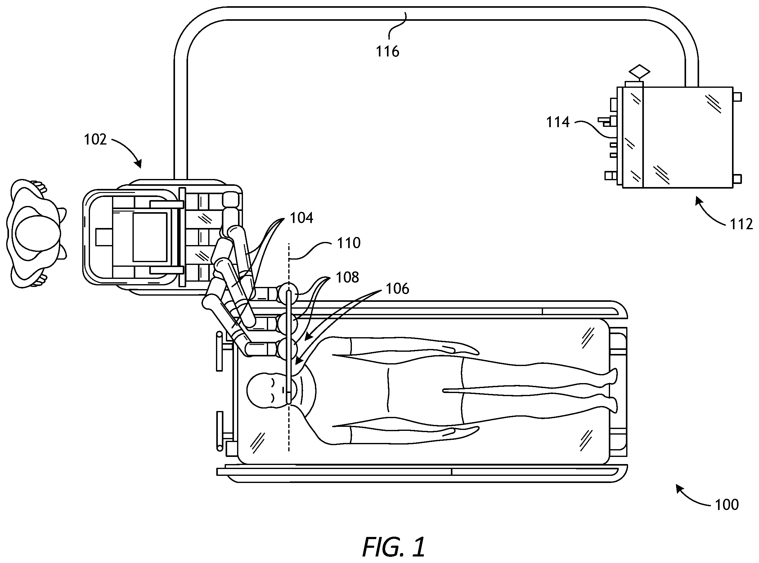 Patent US11793584 Figure 1 – Robotic surgical instruments with rack-based translation and firing transmission