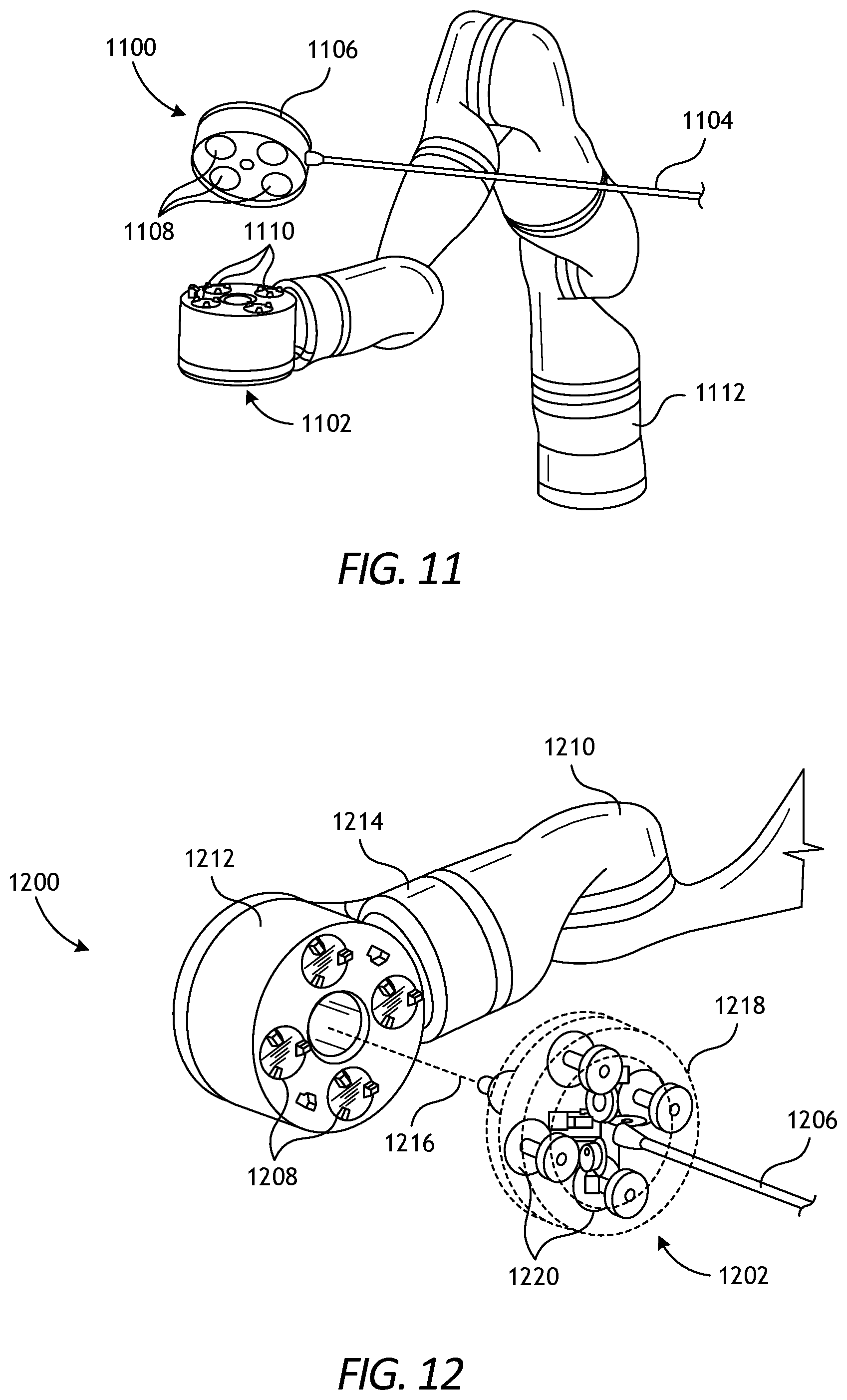 Patent US11793584 Figure 11 – Robotic surgical instruments with rack-based translation and firing transmission