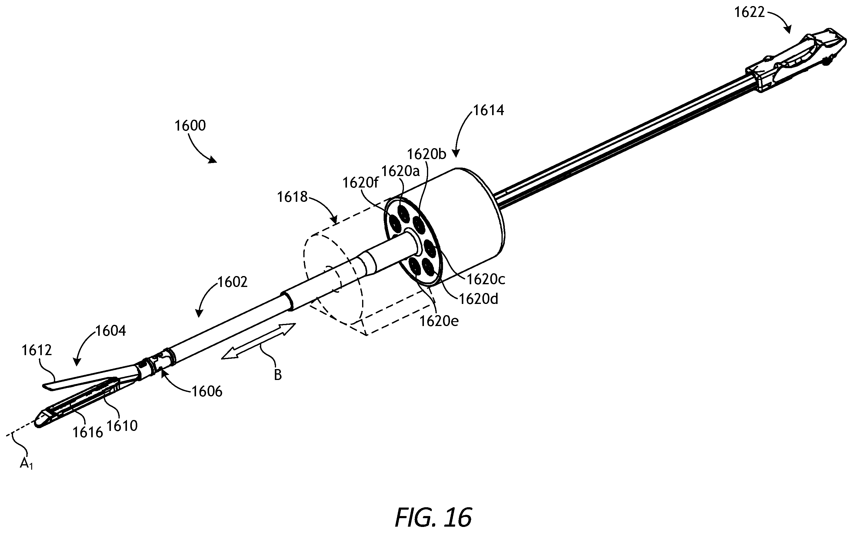 Patent US11793584 Figure 14 – Robotic surgical instruments with rack-based translation and firing transmission