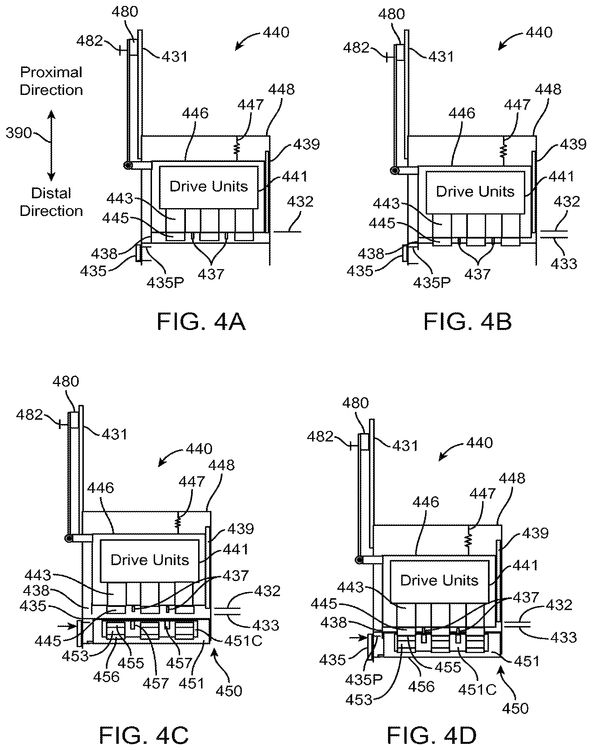 Patent US11793587 Figure 4 – Preloaded surgical instrument interface