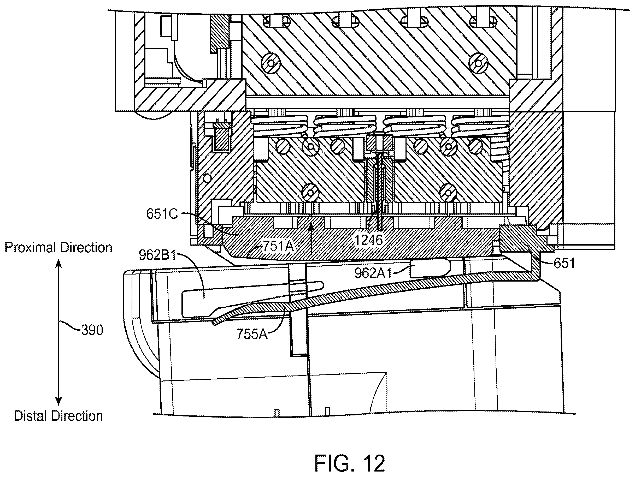 Patent US11793587 Figure 16 – Preloaded surgical instrument interface