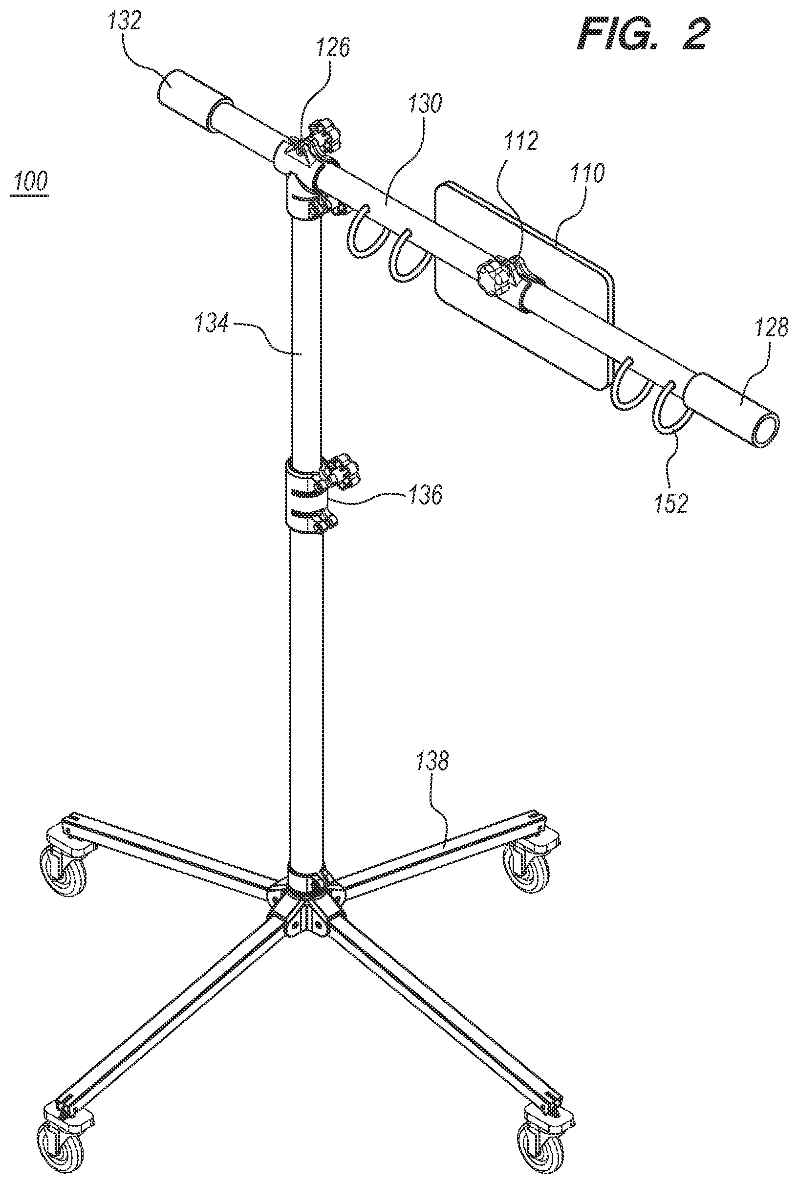 Patent US11793589 Figure 2 – Surgical instrument stand
