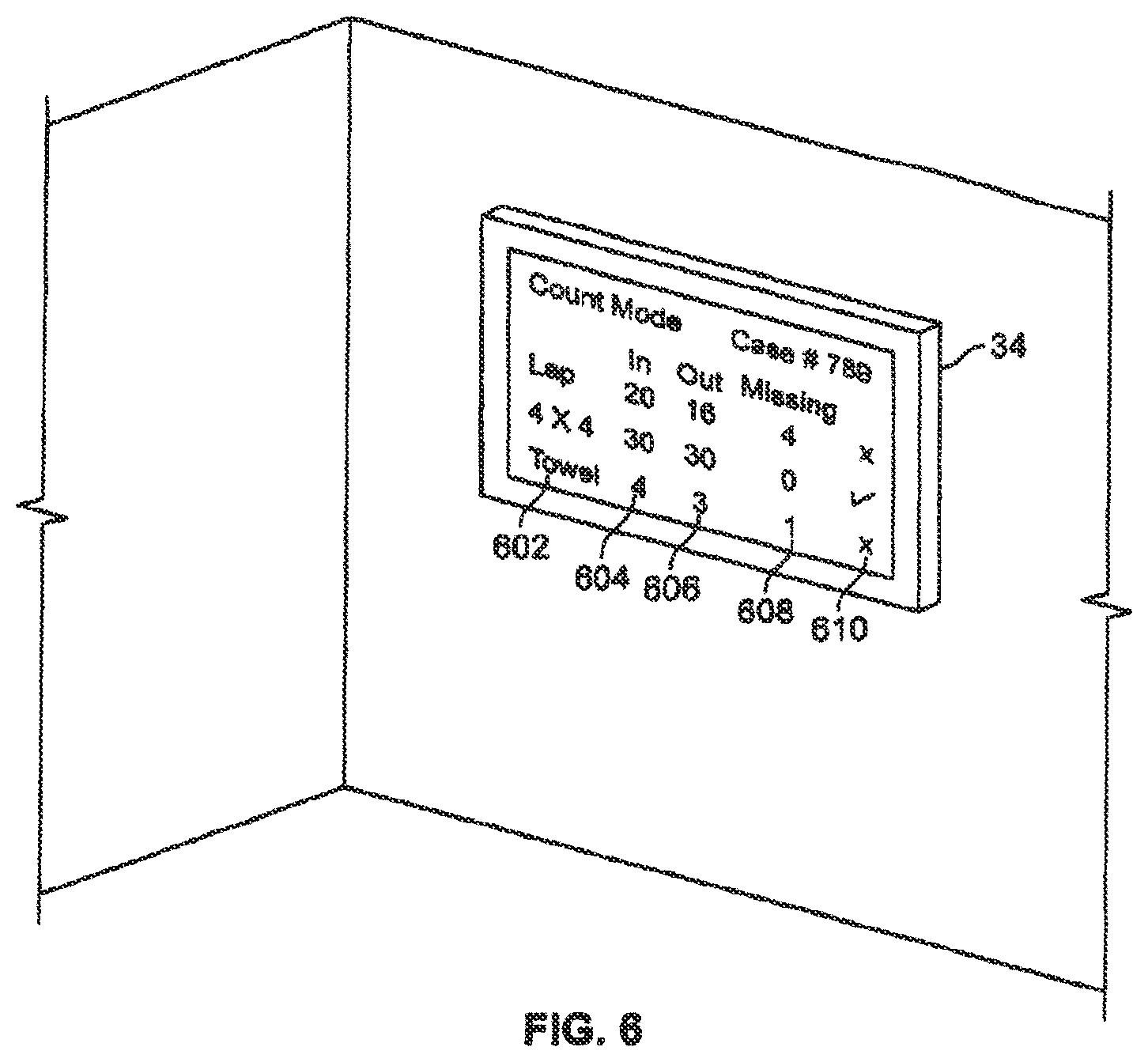 Patent US11793591 Figure 5 – Apparatus and methods for monitoring objects in a surgical field