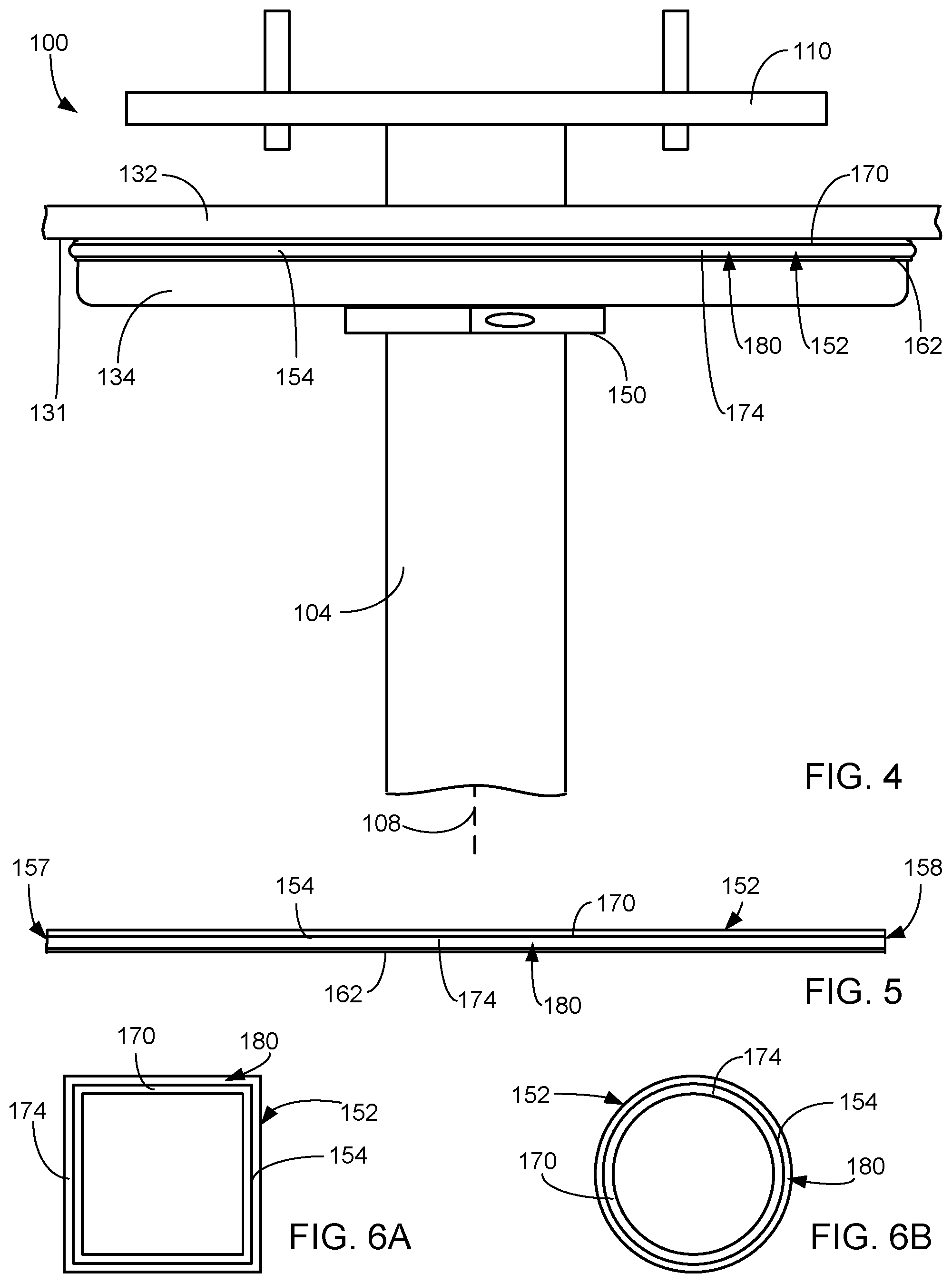 Patent US11793593 Figure 4 – Lighting assemblies for medical device suspension system