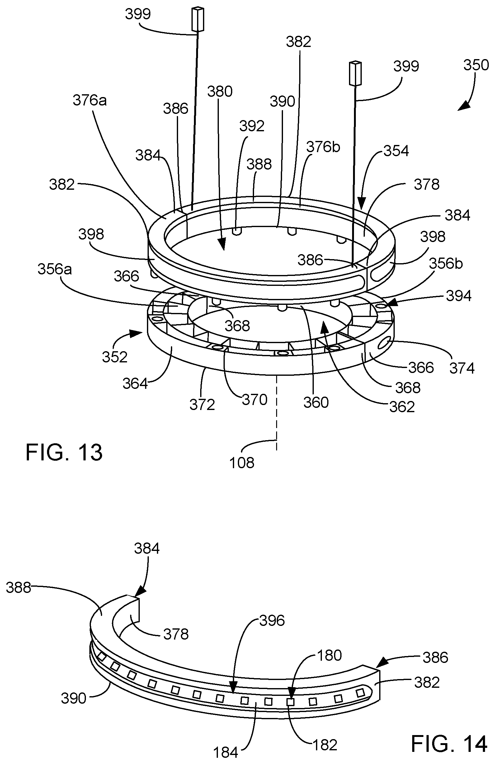 Patent US11793593 Figure 9 – Lighting assemblies for medical device suspension system