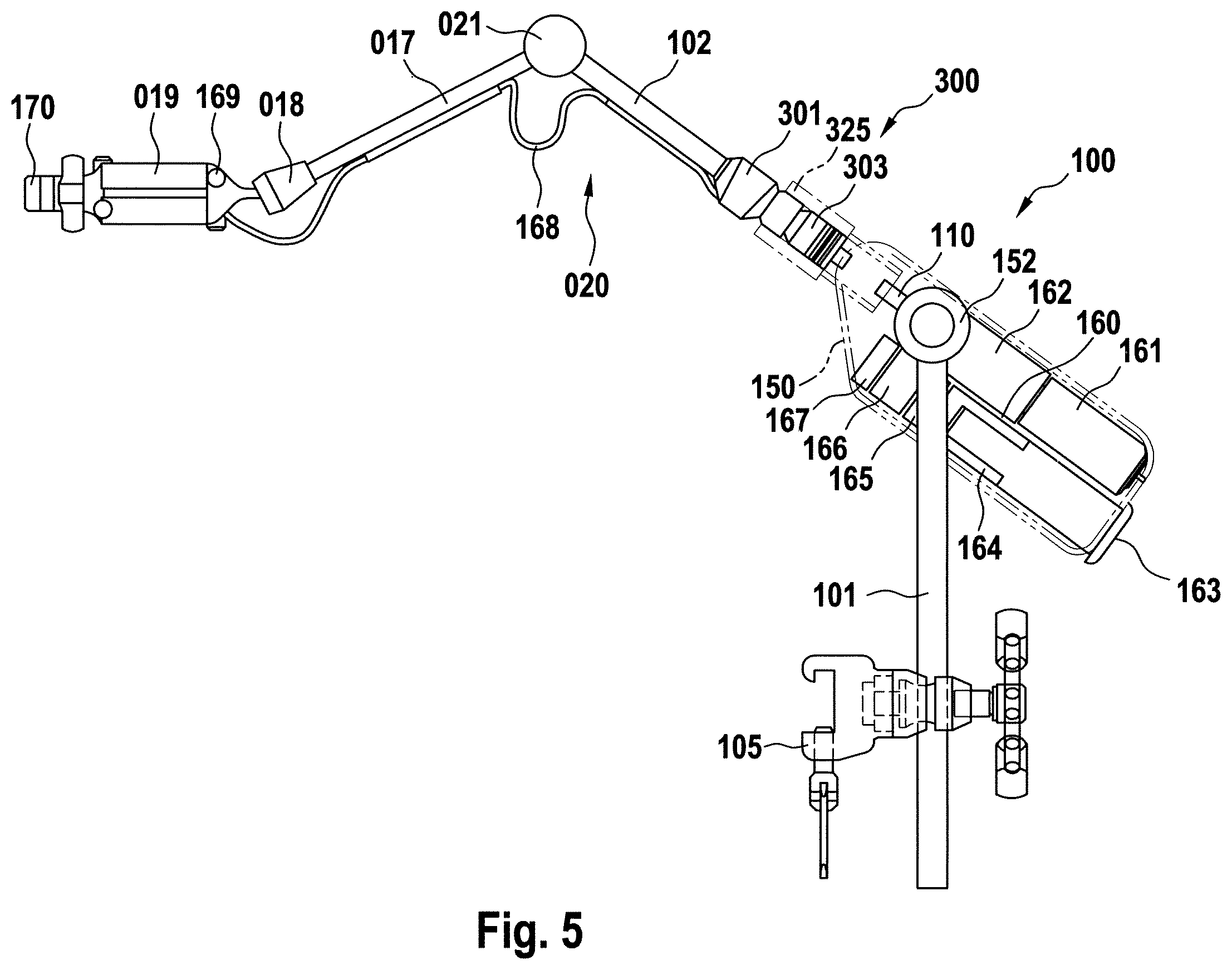 Patent US11793598 Figure 6 – Clamping device and clamping arrangement for a medical instrument