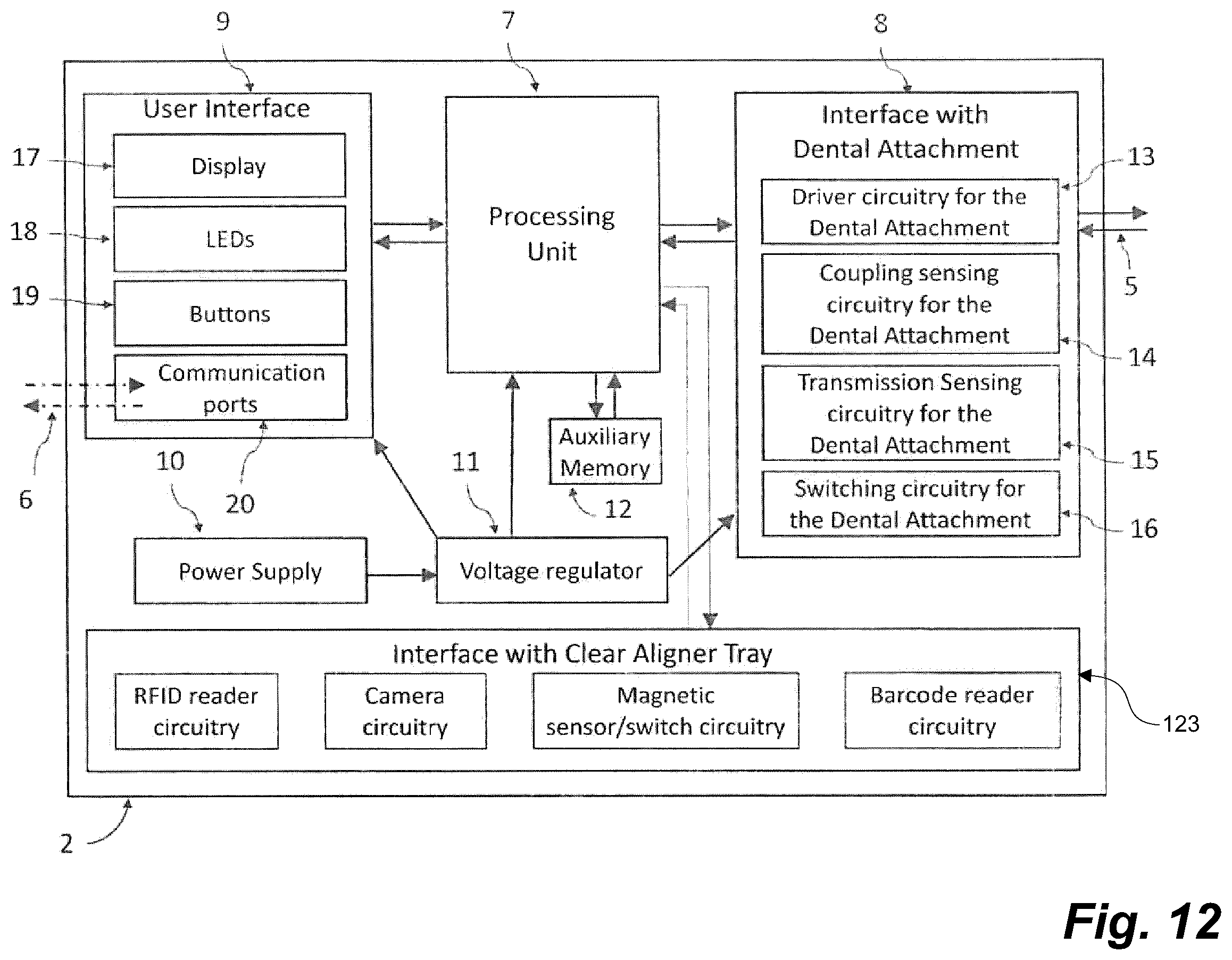 Patent US11793604 Figure 13 – Ultrasonic methods and devices for orthodontic treatment with aligners