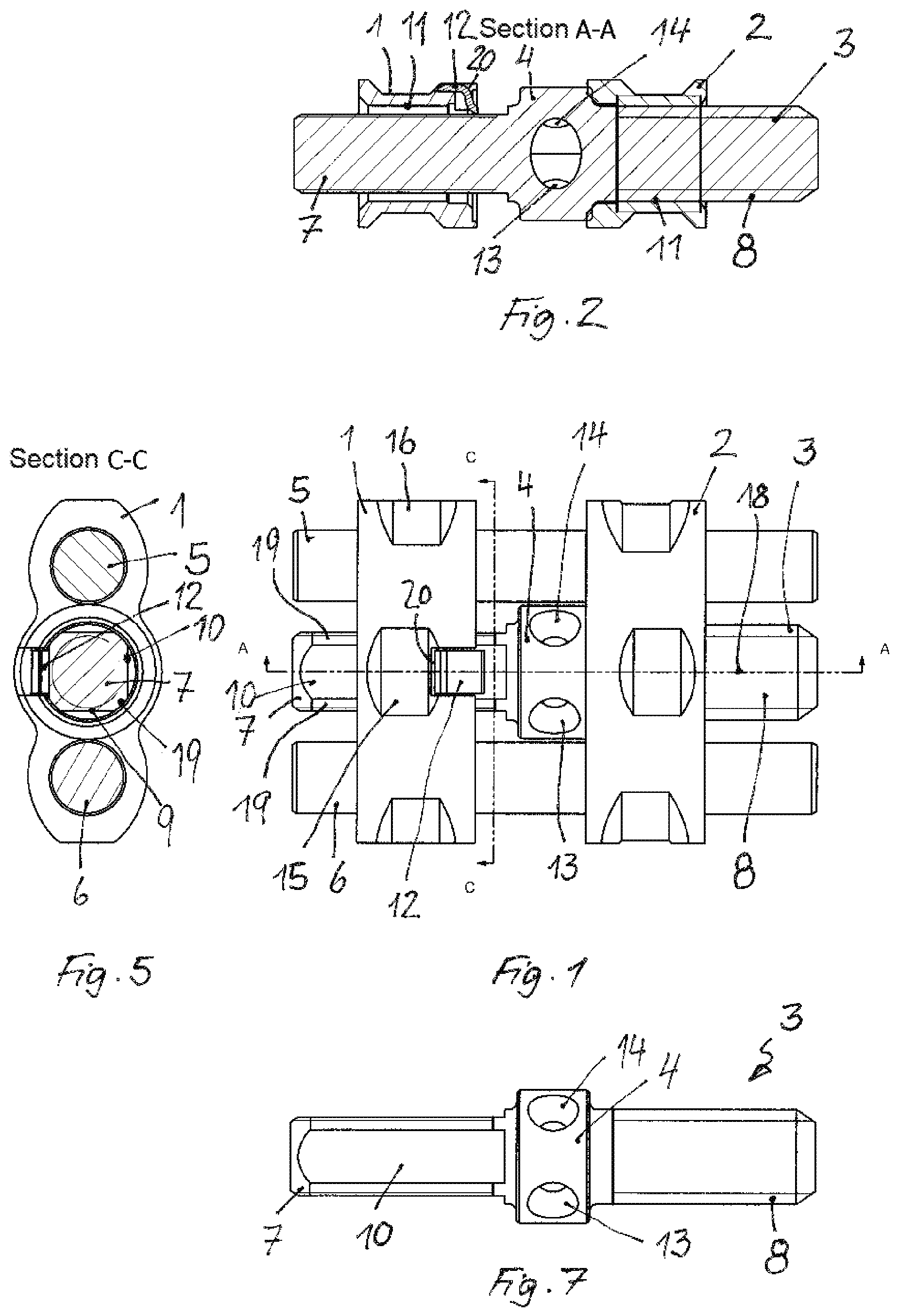 Patent US11793607 Figure 1 – Orthodontic expansion screw