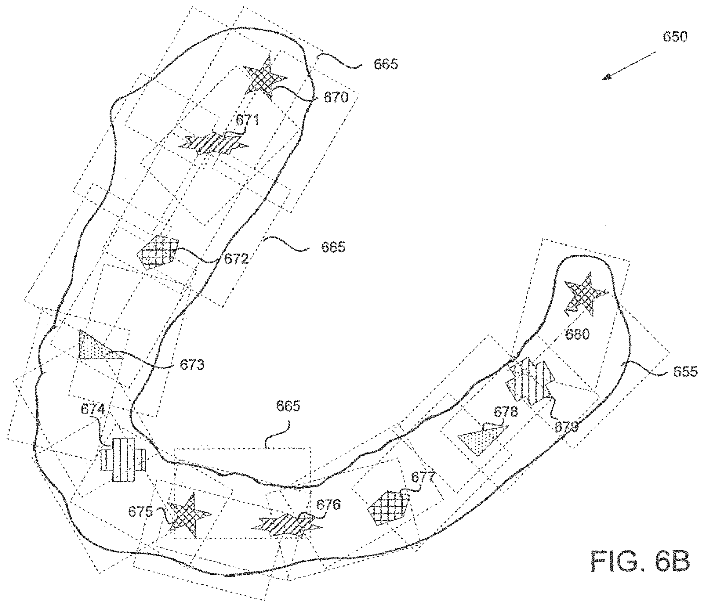 Patent US11793610 Figure 11 – Image registration of intraoral images using non-rigid indicia