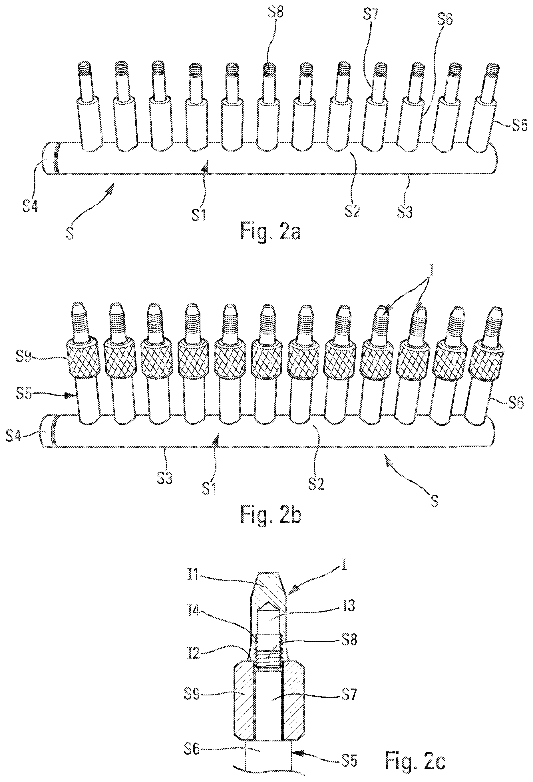 Patent US11793615 Figure 2 – Support devices for supporting implants or prostheses