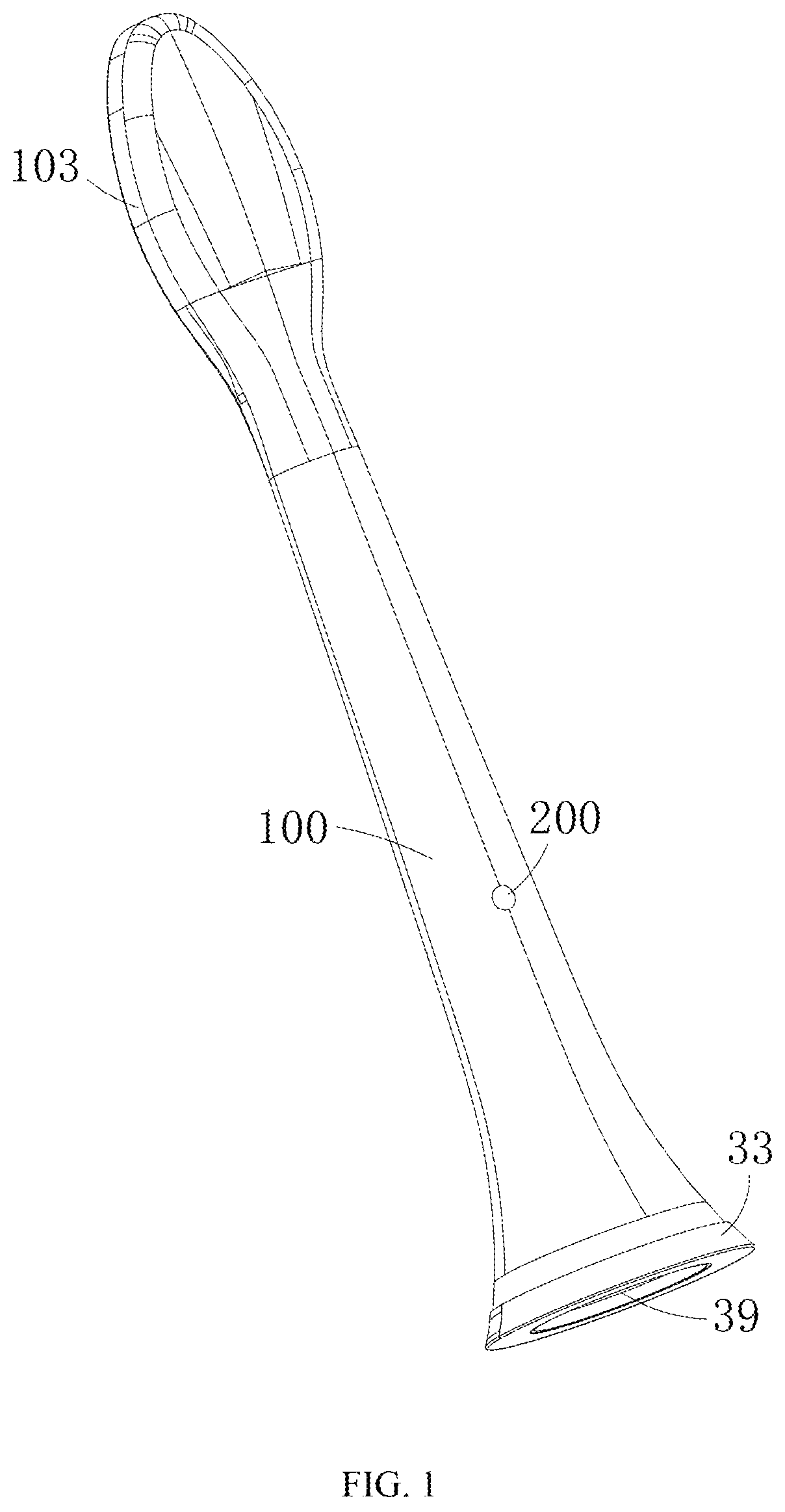 Patent US11793618 Figure 1 – Electric toothbrush head