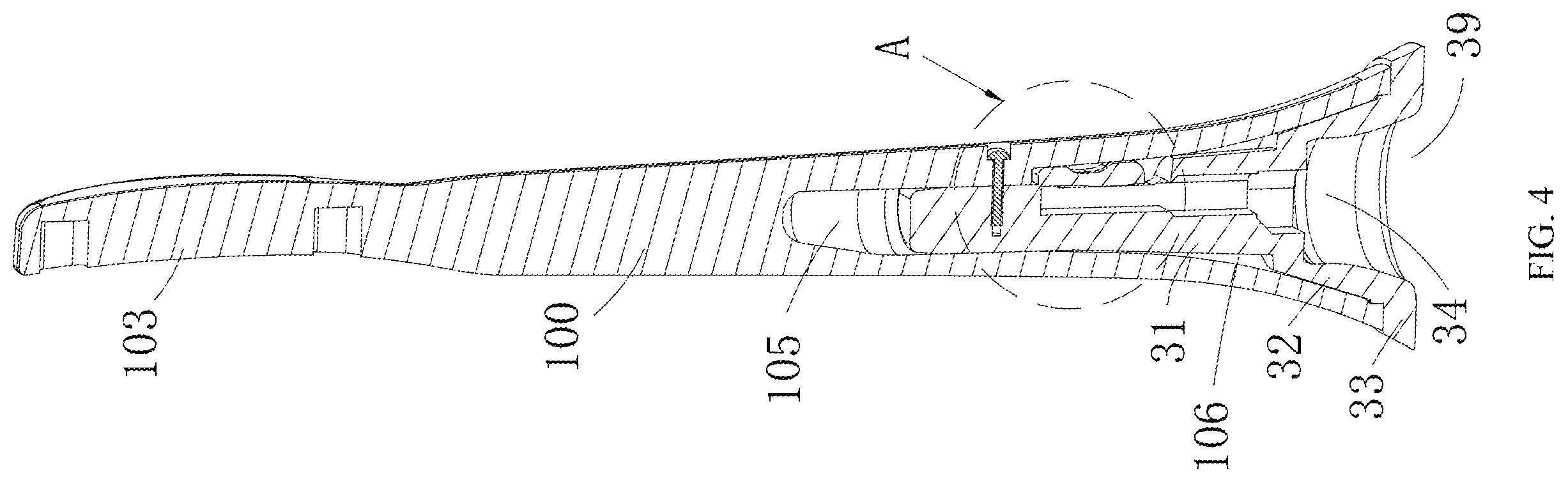 Patent US11793618 Figure 4 – Electric toothbrush head