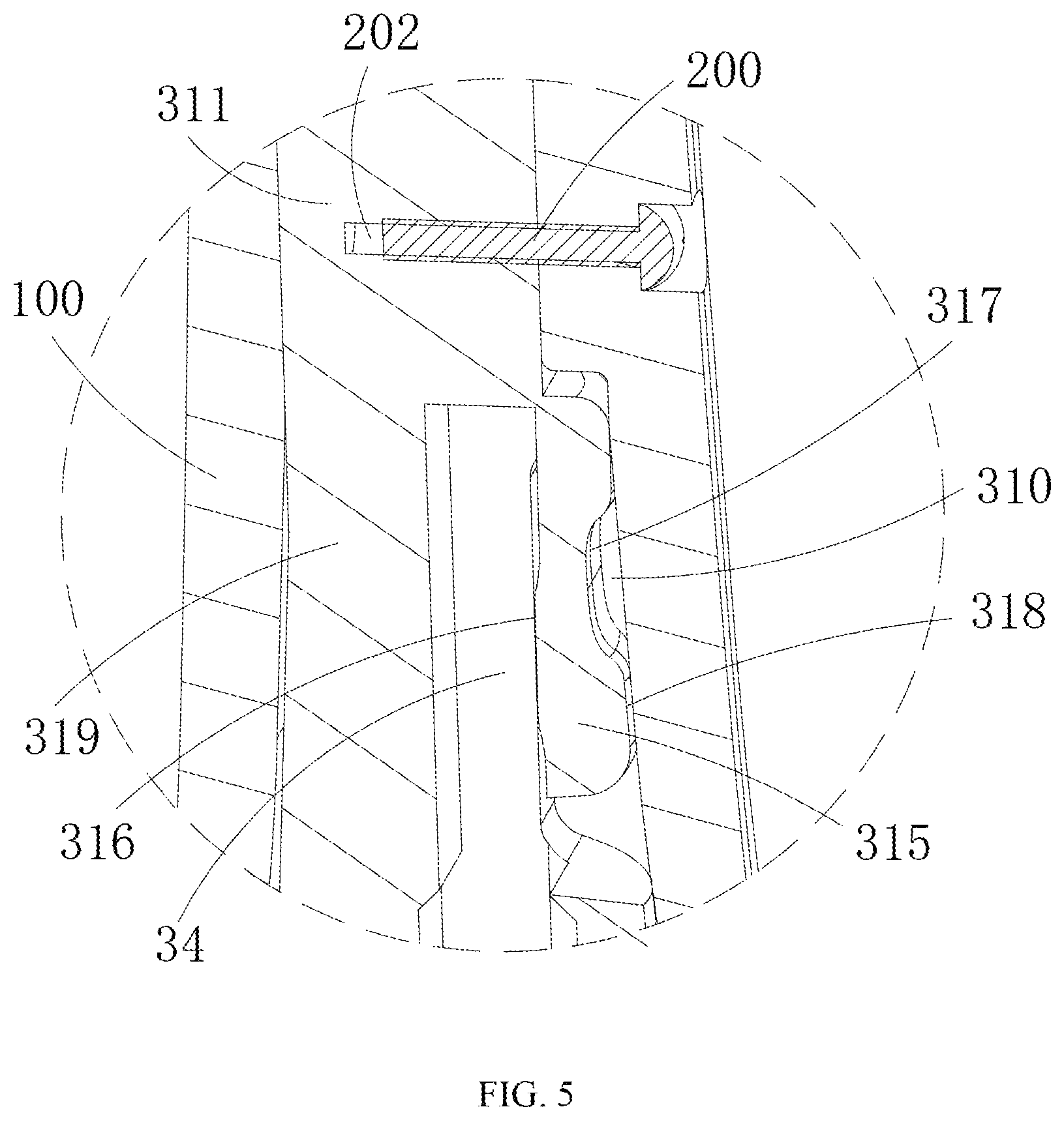 Patent US11793618 Figure 5 – Electric toothbrush head