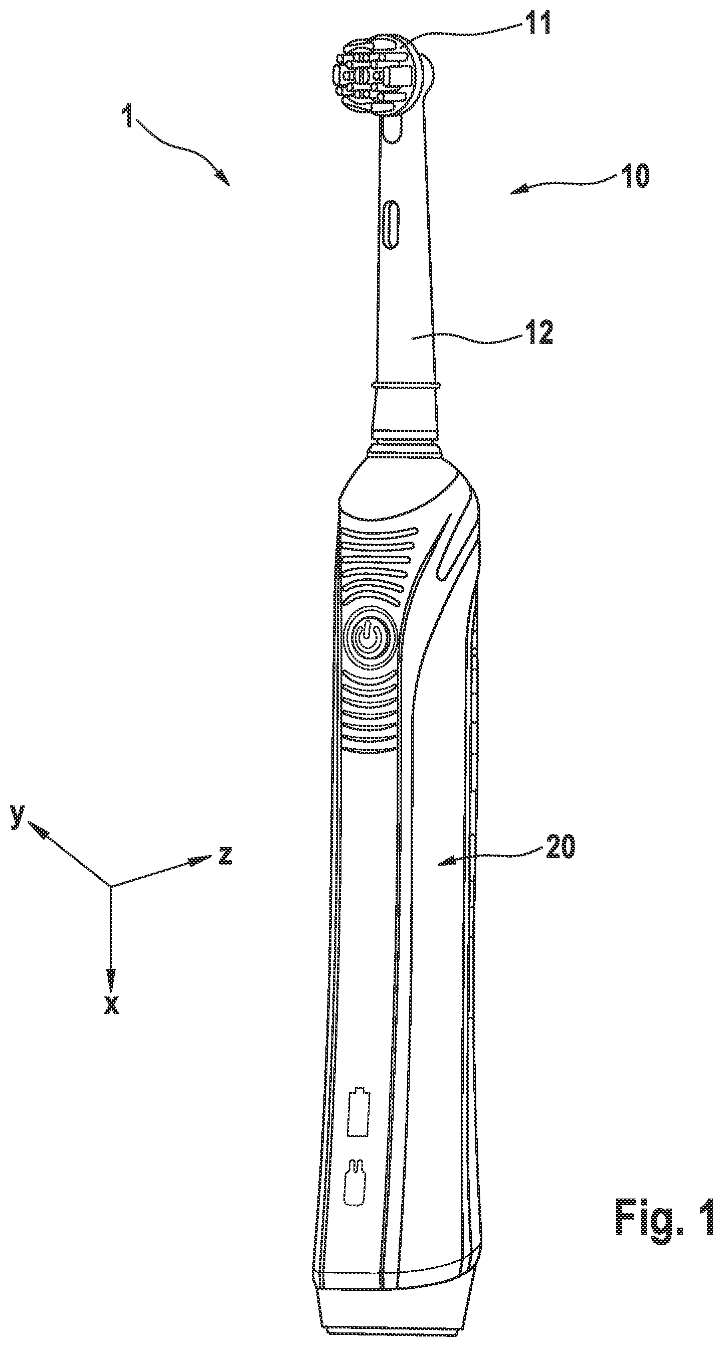 Patent US11793619 Figure 1 – Personal hygiene device