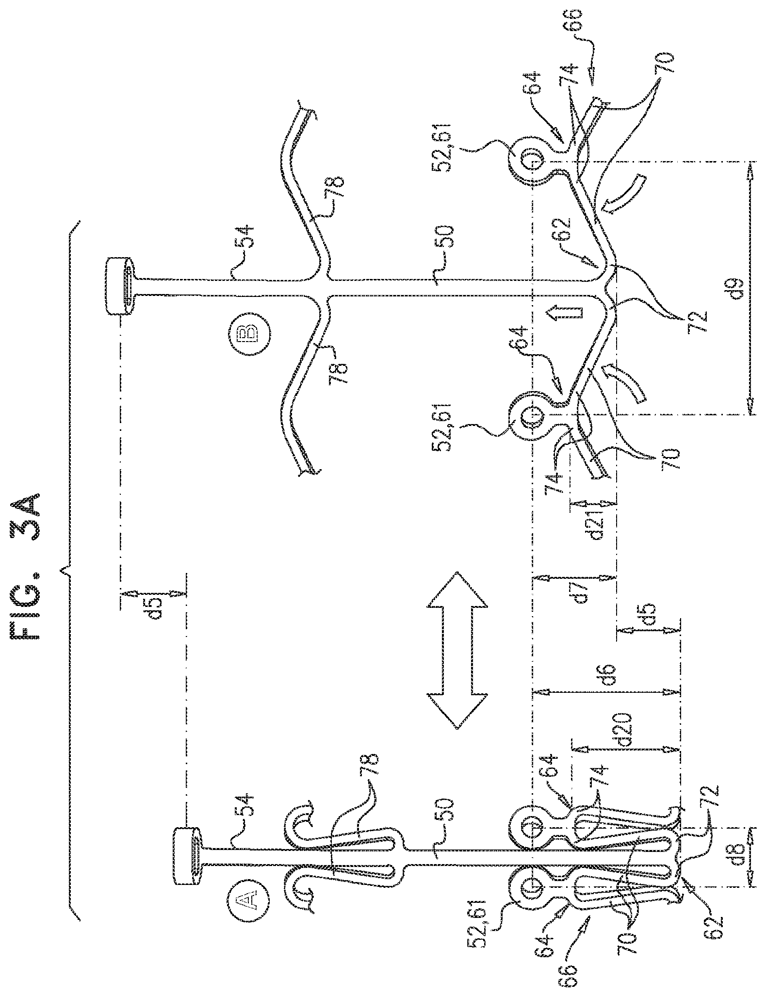 Patent US11793635 Figure 4 – Prosthetic valve with angularly offset frames
