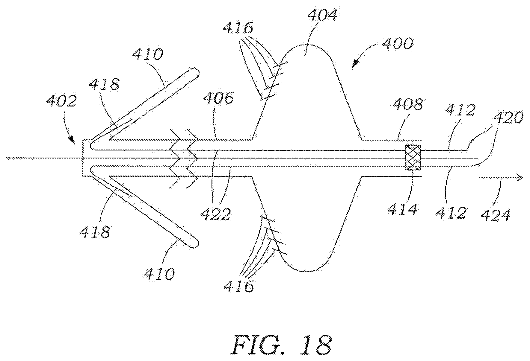 Patent US11793642 Figure 7 – Heart valve sealing devices and delivery devices therefor
