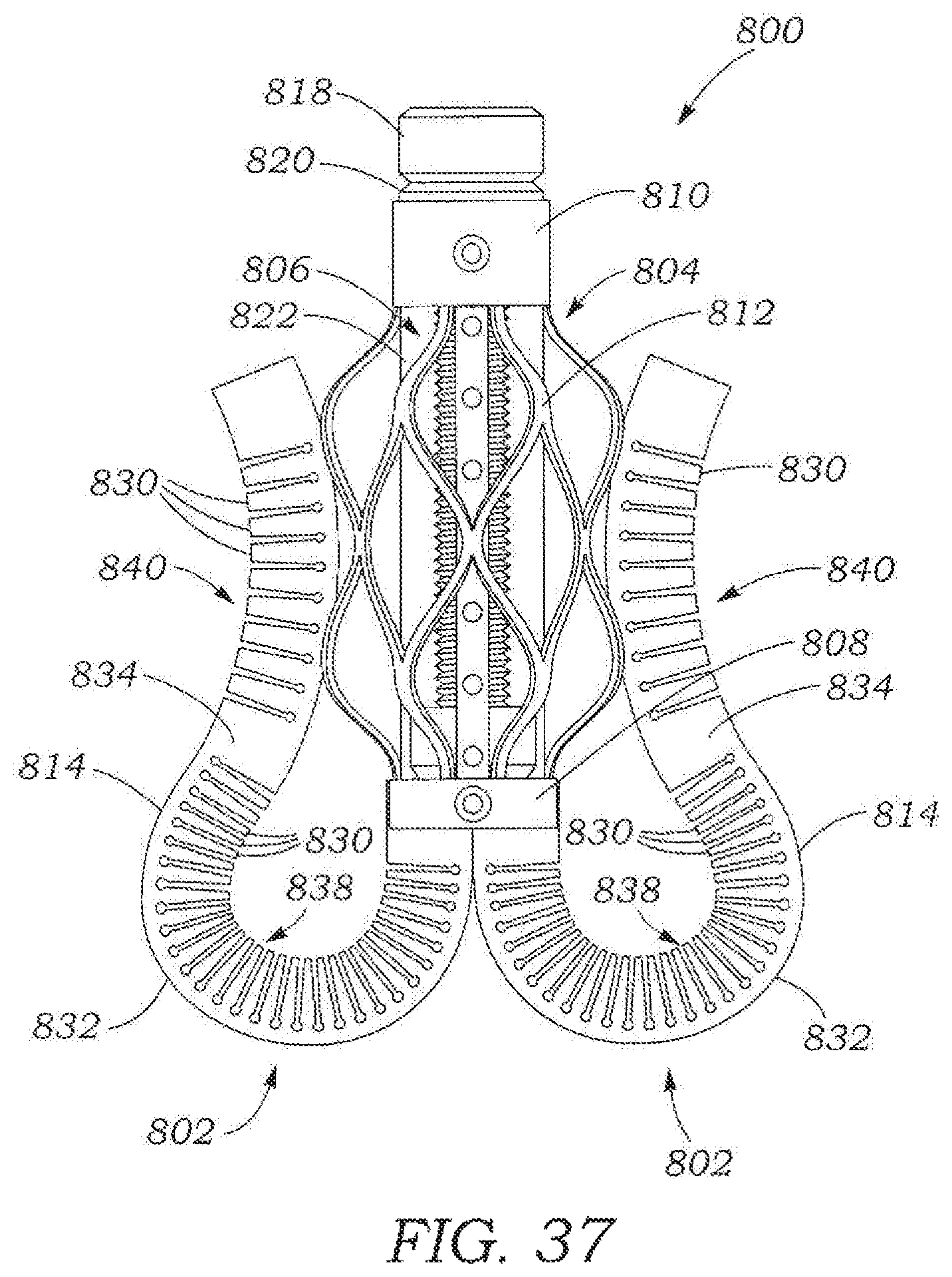 Patent US11793642 Figure 14 – Heart valve sealing devices and delivery devices therefor