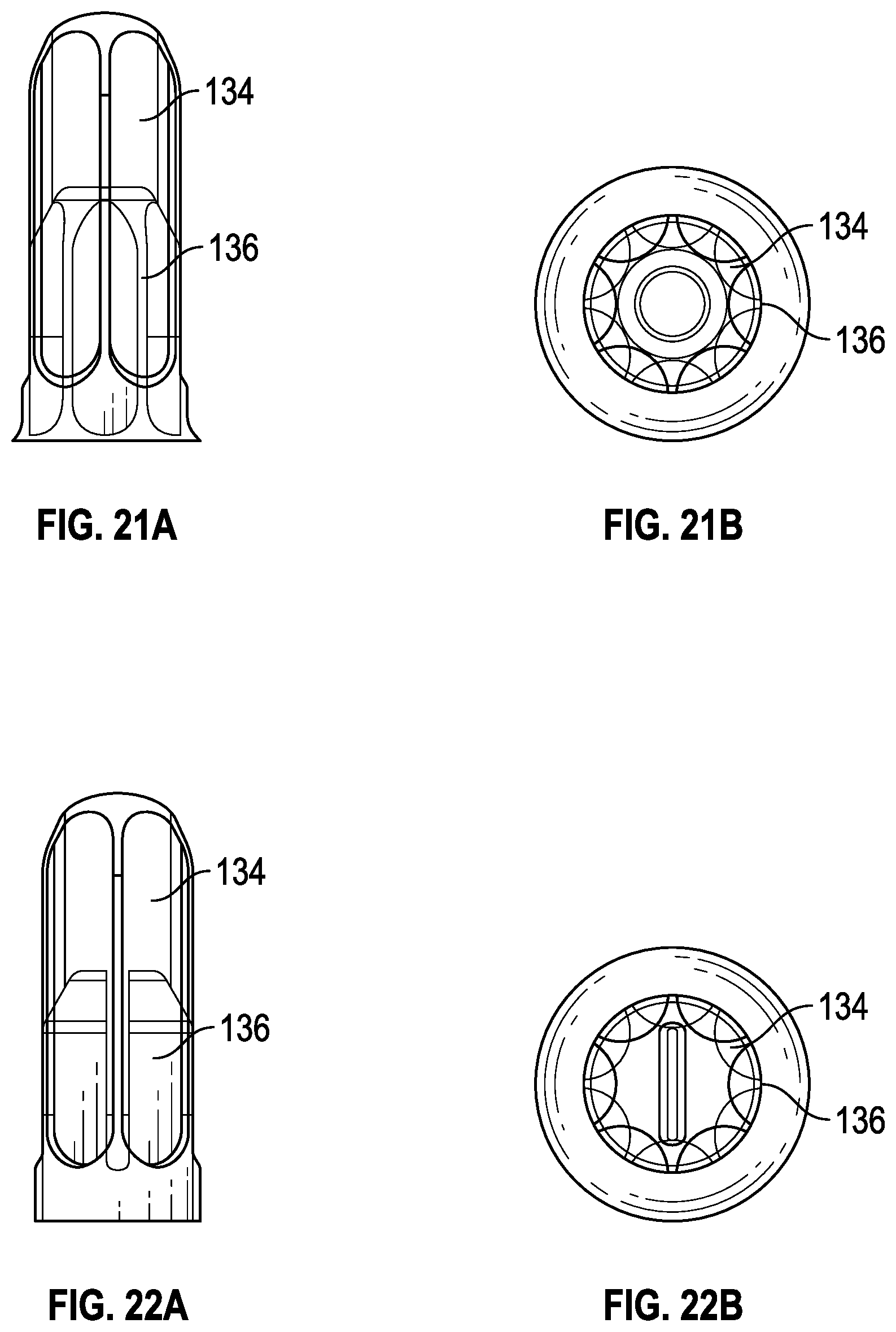 Patent US11793649 Figure 19 – Femoral component for bone conservation