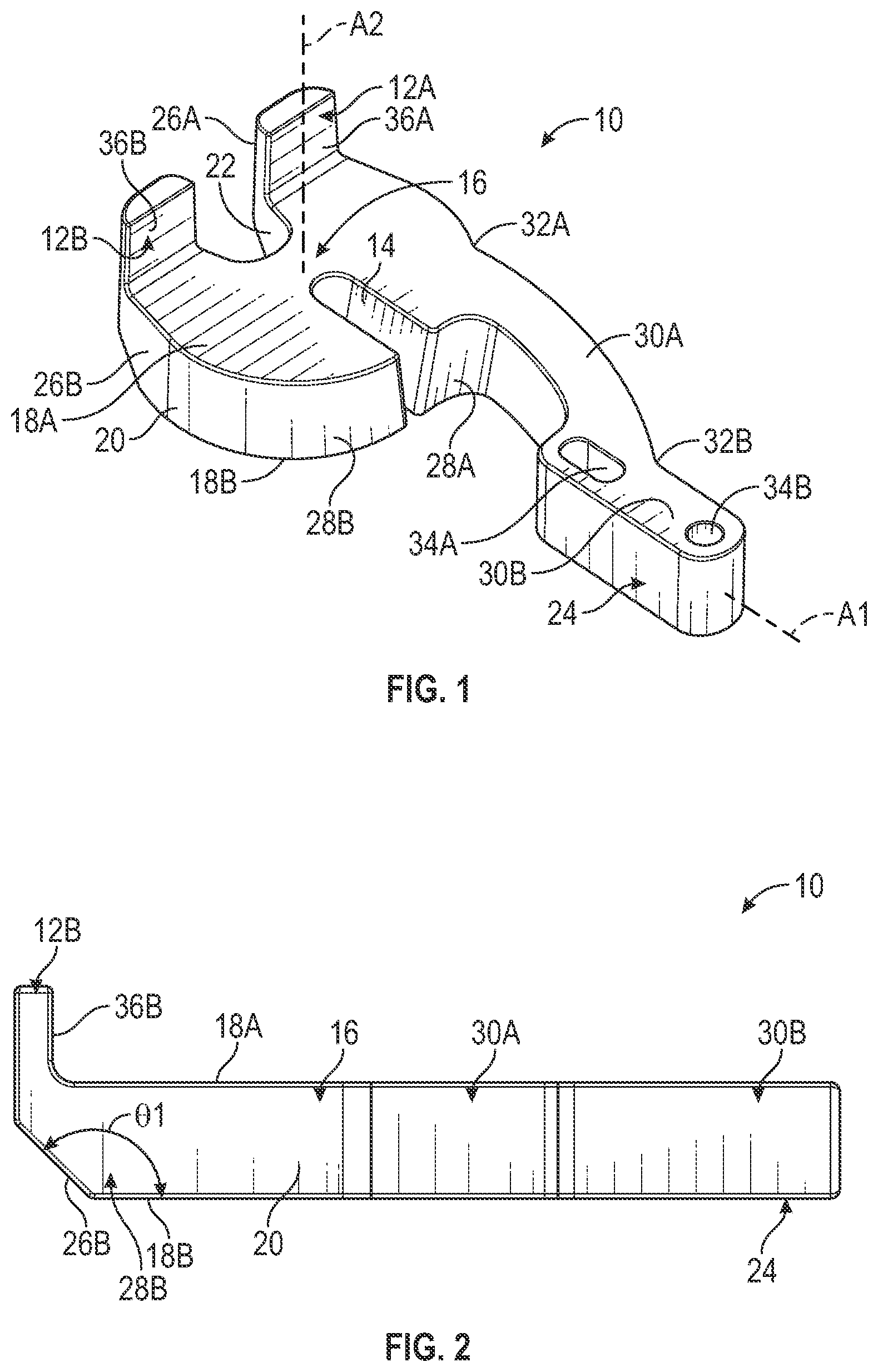 Patent US11793650 Figure 1 – Prosthetic knee implant systems and methods with linked tibial rotation