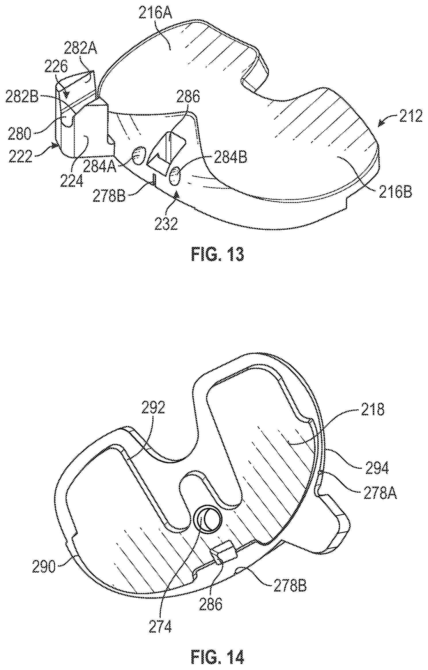 Patent US11793650 Figure 13 – Prosthetic knee implant systems and methods with linked tibial rotation