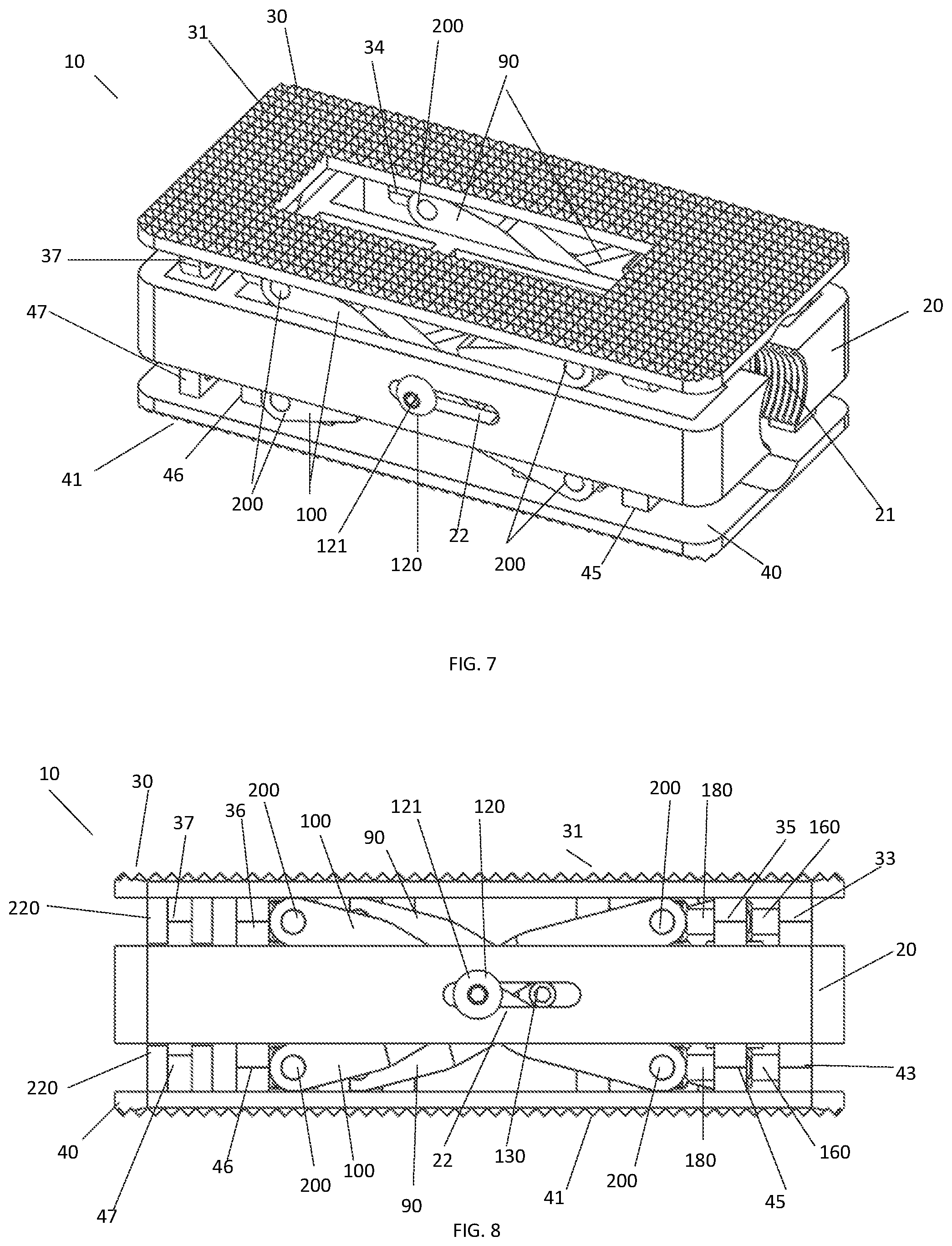 Patent US11793651 Figure 4 – Expandable implant
