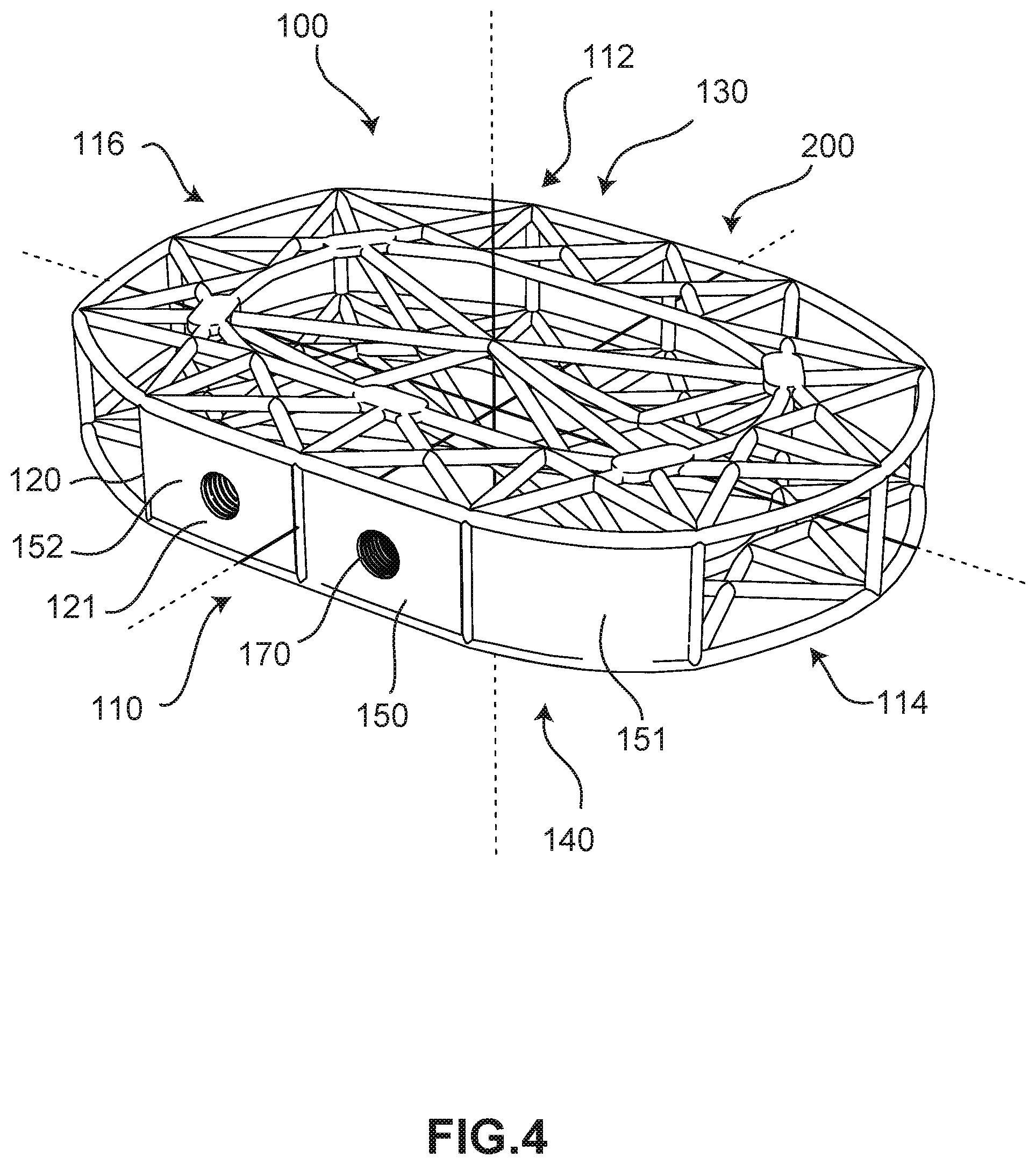 Patent US11793652 Figure 4 – Implant with improved bone contact