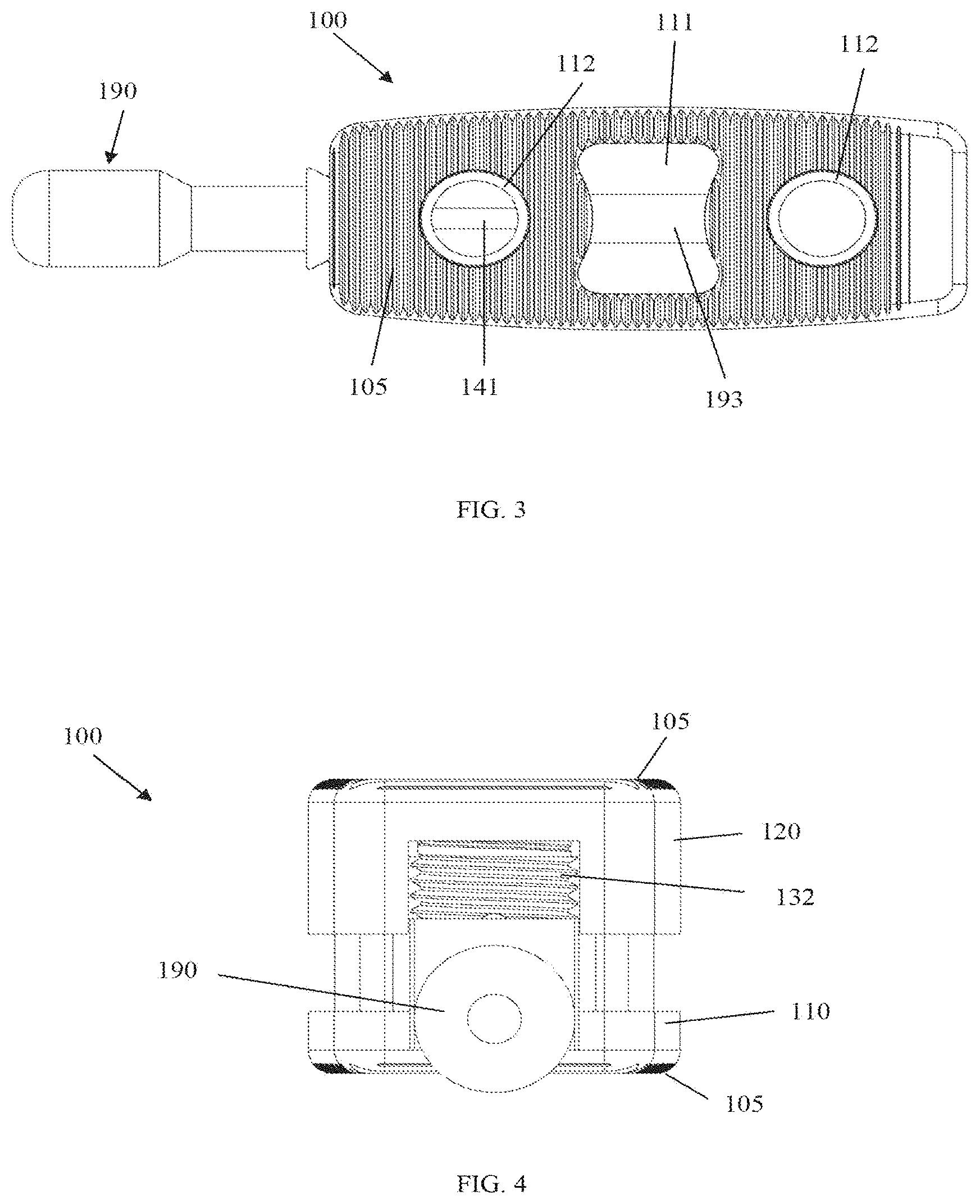 Patent US11793653 Figure 2 – Multiple spindle adjustable interbody fusion devices and methods of use