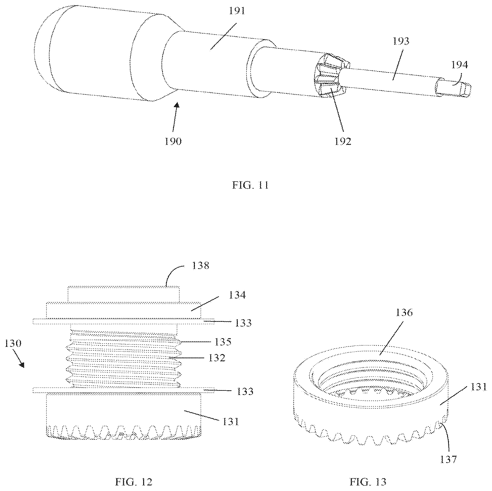 Patent US11793653 Figure 5 – Multiple spindle adjustable interbody fusion devices and methods of use