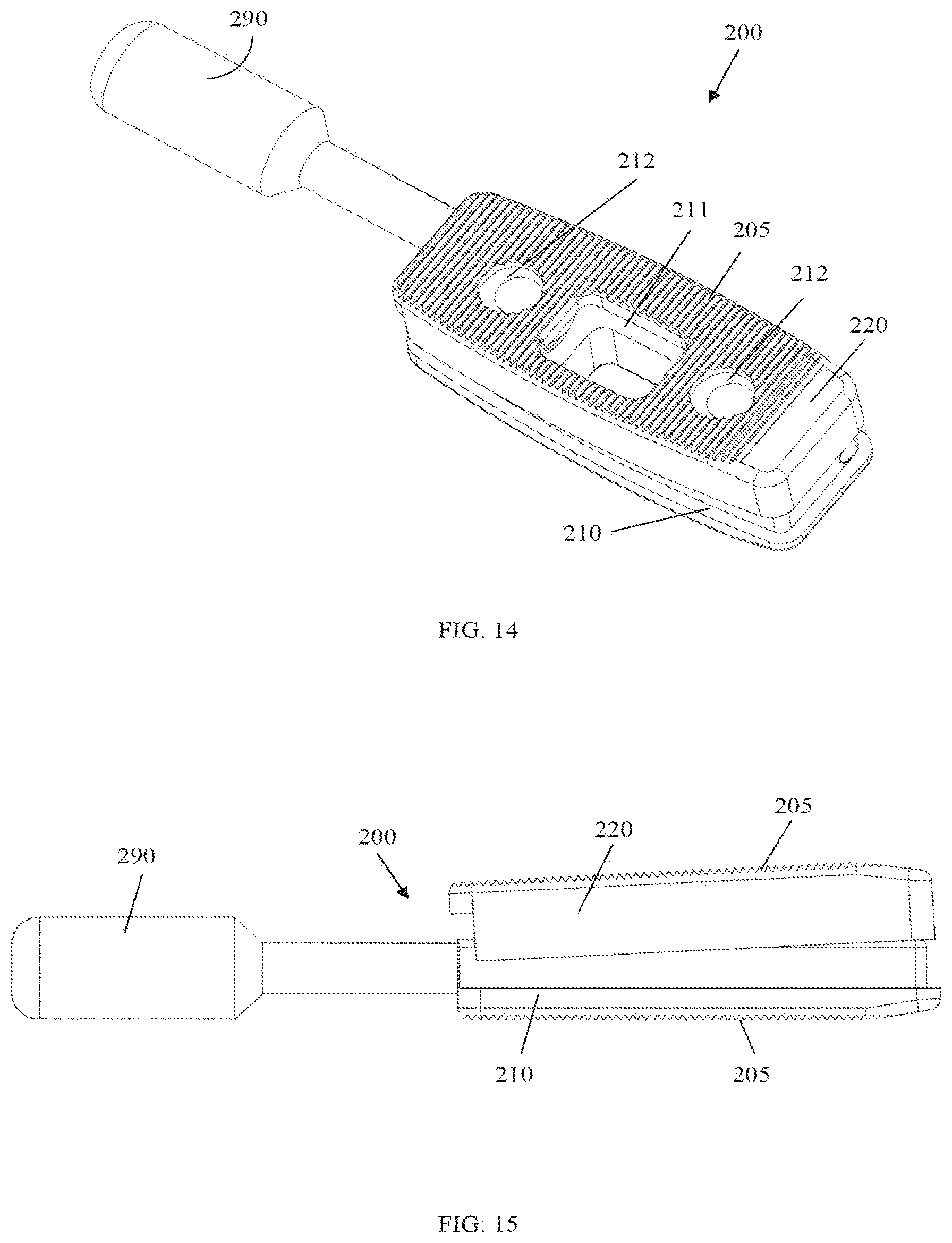 Patent US11793653 Figure 6 – Multiple spindle adjustable interbody fusion devices and methods of use