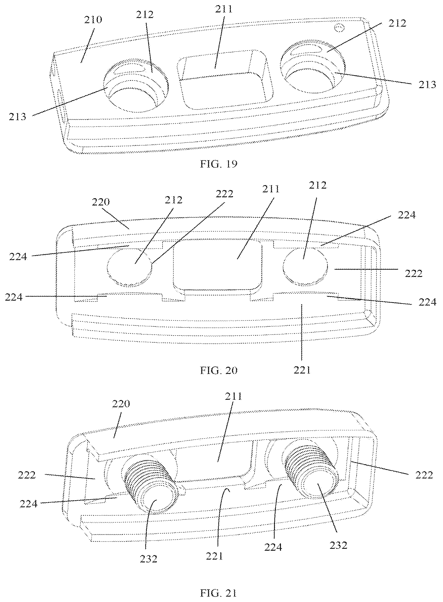 Patent US11793653 Figure 8 – Multiple spindle adjustable interbody fusion devices and methods of use