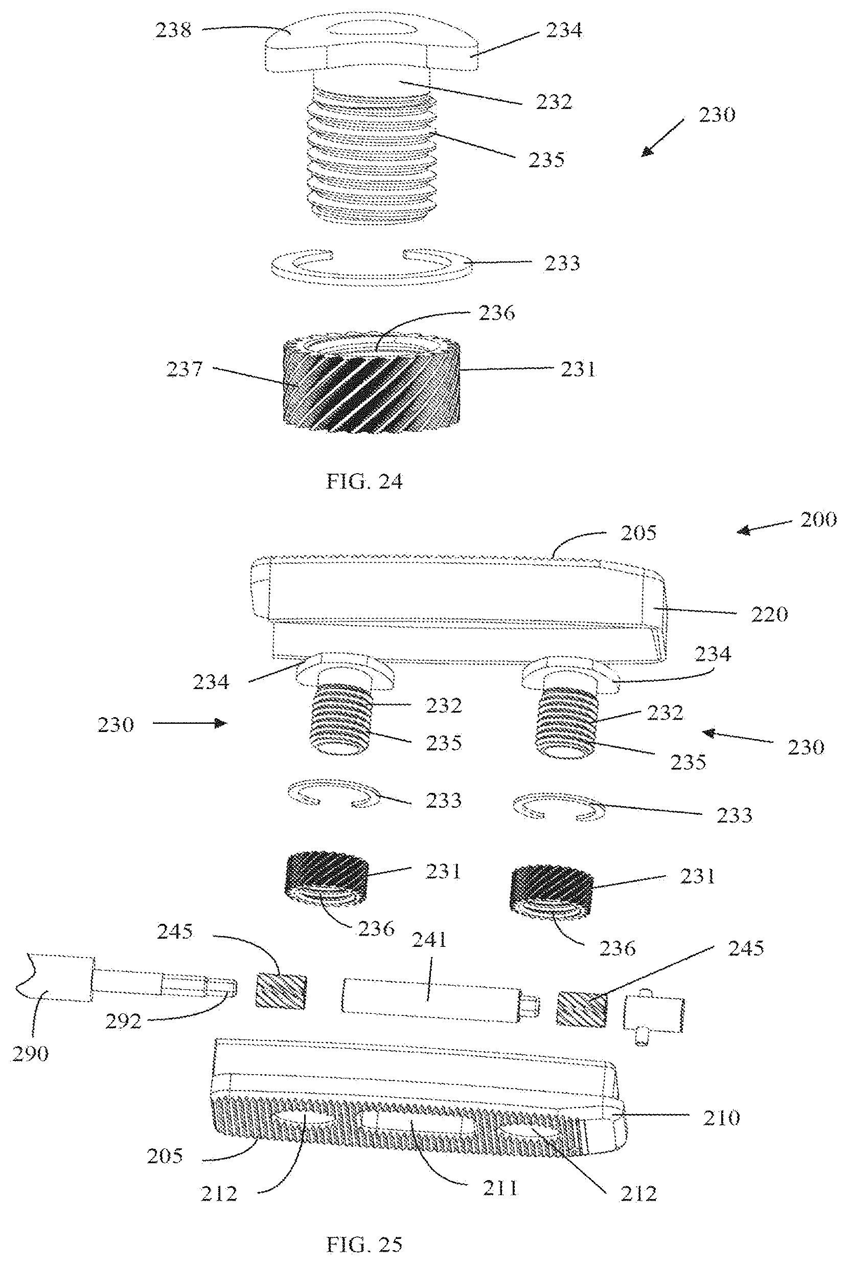 Patent US11793653 Figure 10 – Multiple spindle adjustable interbody fusion devices and methods of use
