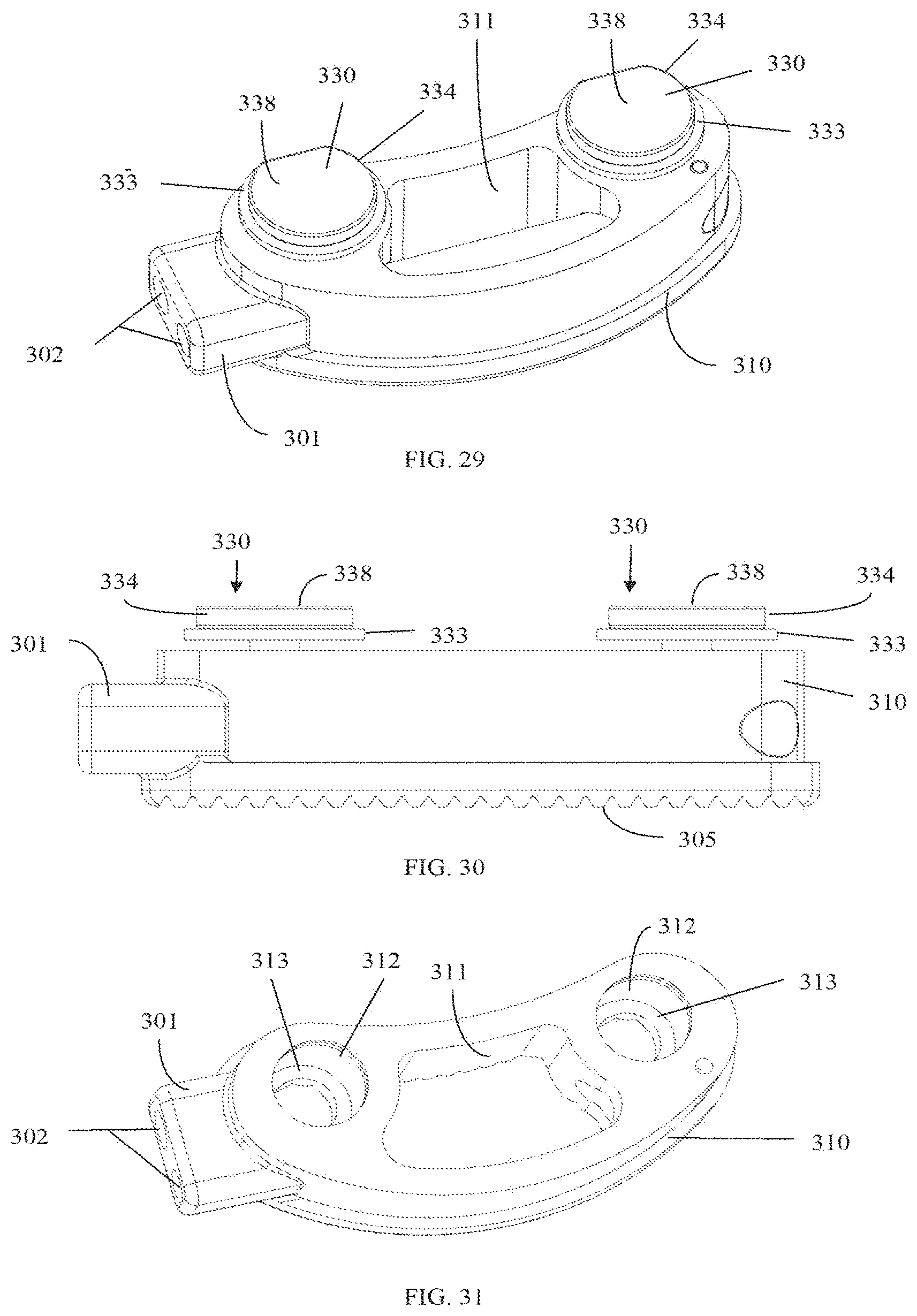 Patent US11793653 Figure 12 – Multiple spindle adjustable interbody fusion devices and methods of use