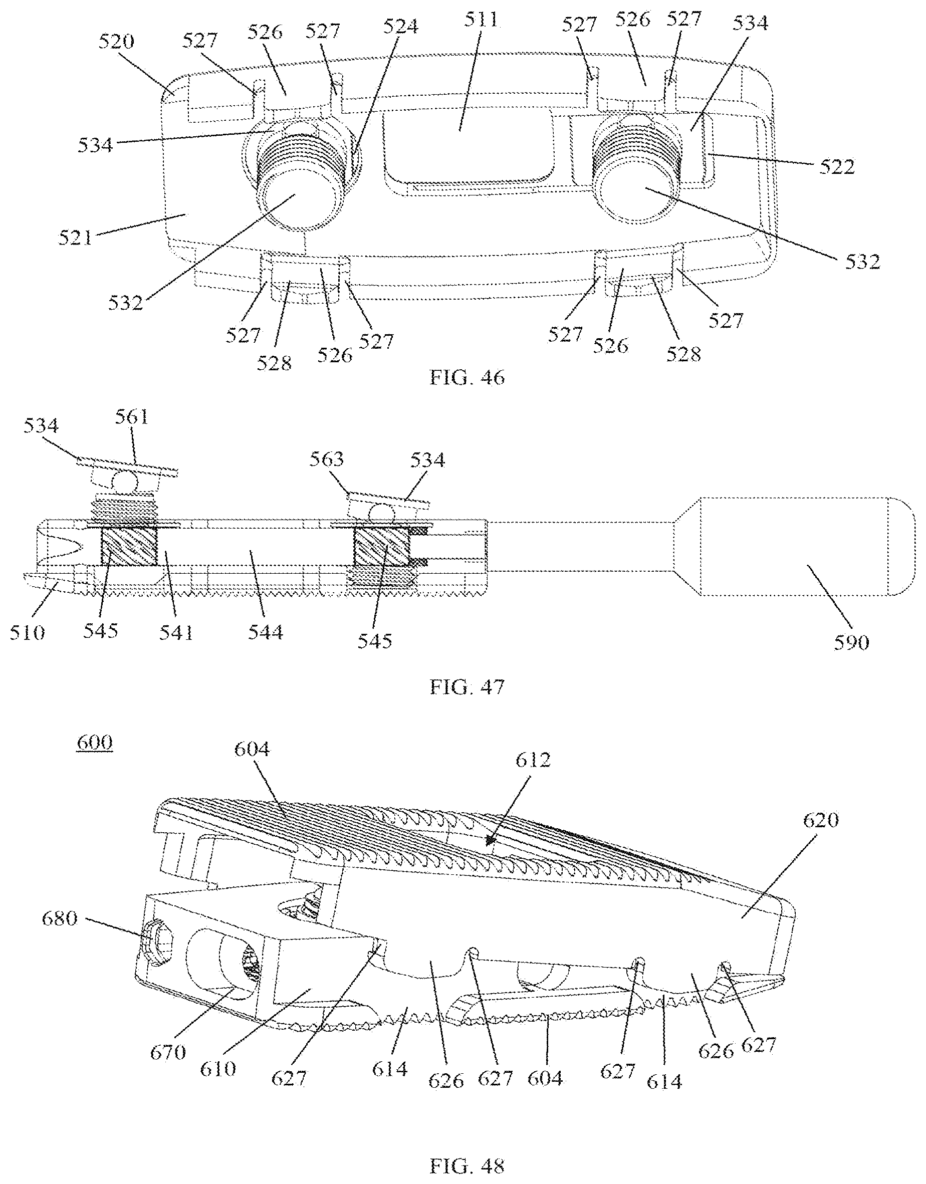 Patent US11793653 Figure 19 – Multiple spindle adjustable interbody fusion devices and methods of use