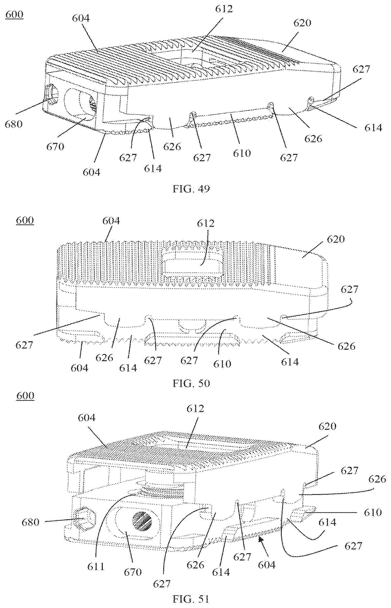 Patent US11793653 Figure 20 – Multiple spindle adjustable interbody fusion devices and methods of use