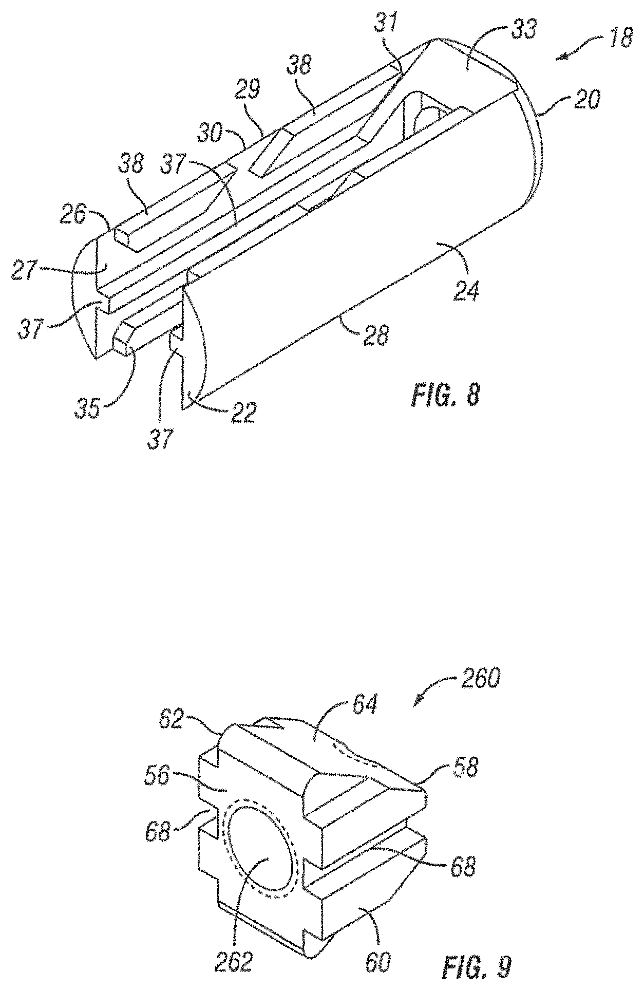 Patent US11793654 Figure 5 – Expandable fusion device and method of installation thereof
