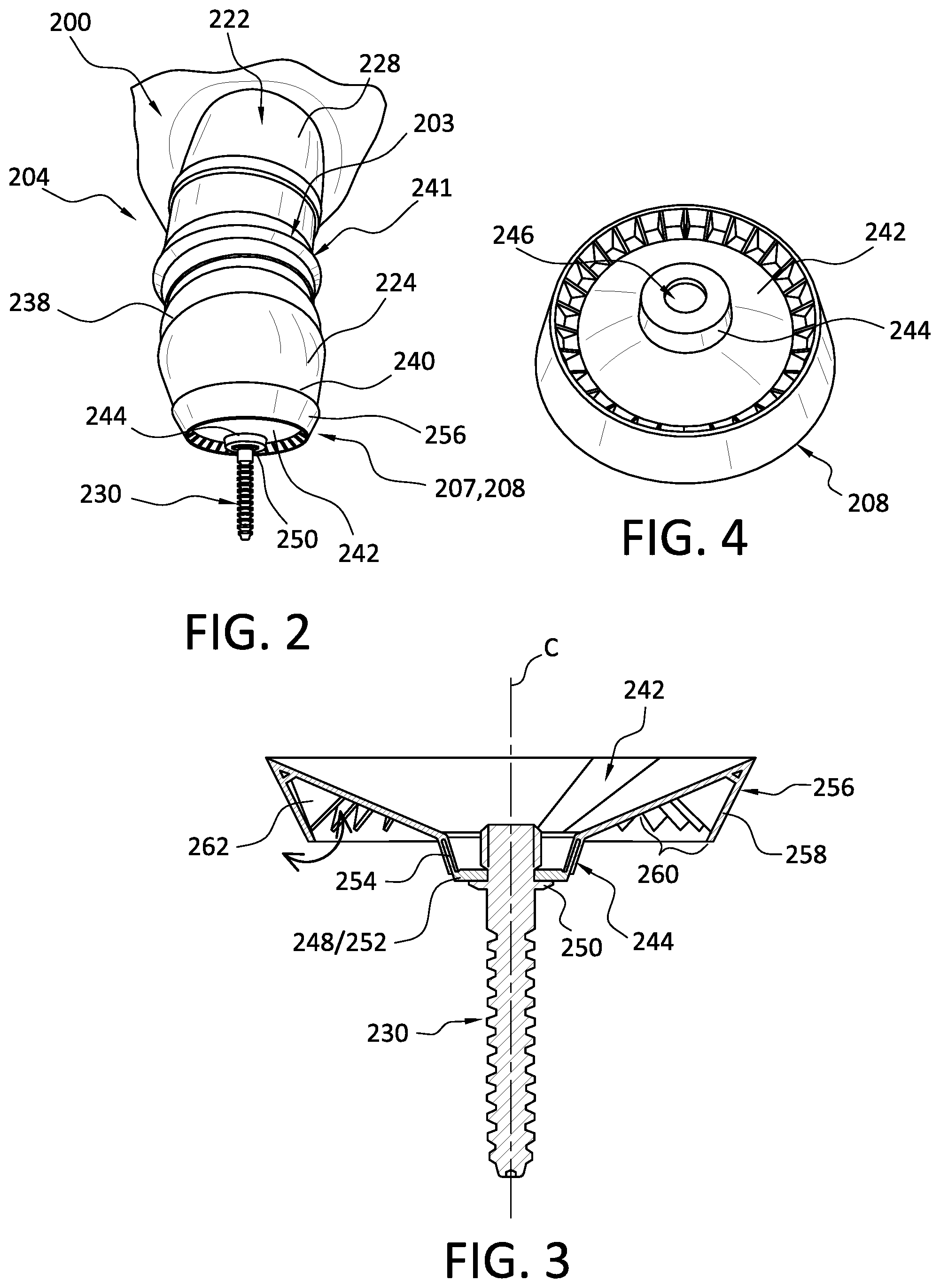 Patent US11793657 Figure 2 – Prosthetic socket system