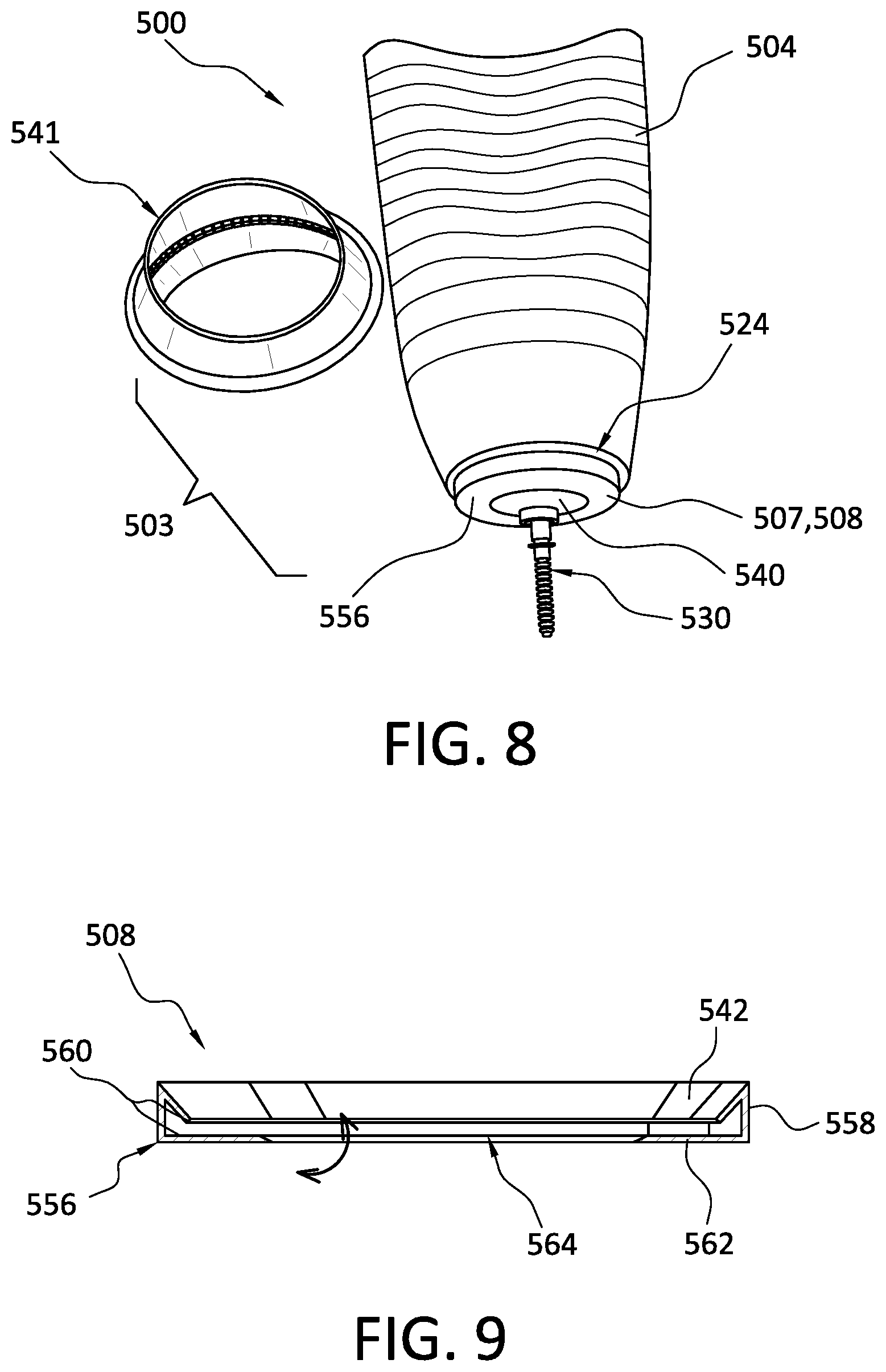 Patent US11793657 Figure 4 – Prosthetic socket system