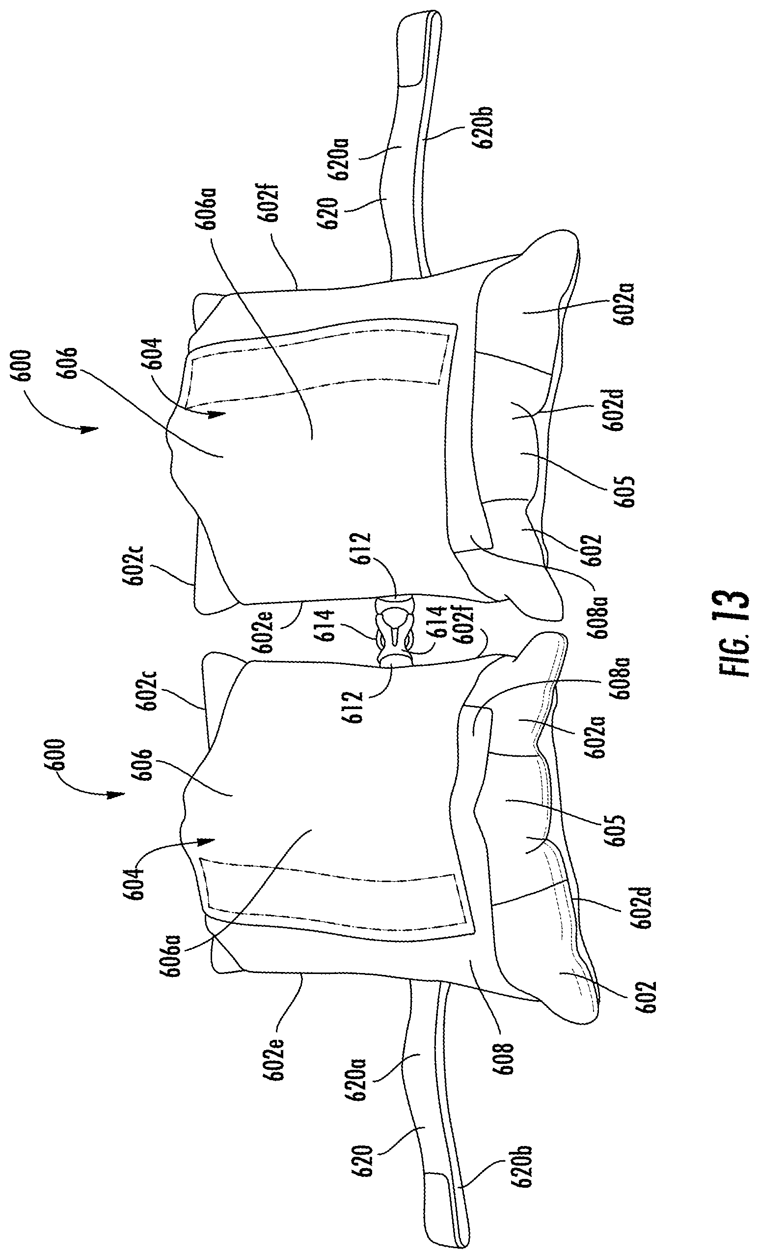 Patent US11793661 Figure 13 – Cushioned support system for heel ulcer prevention