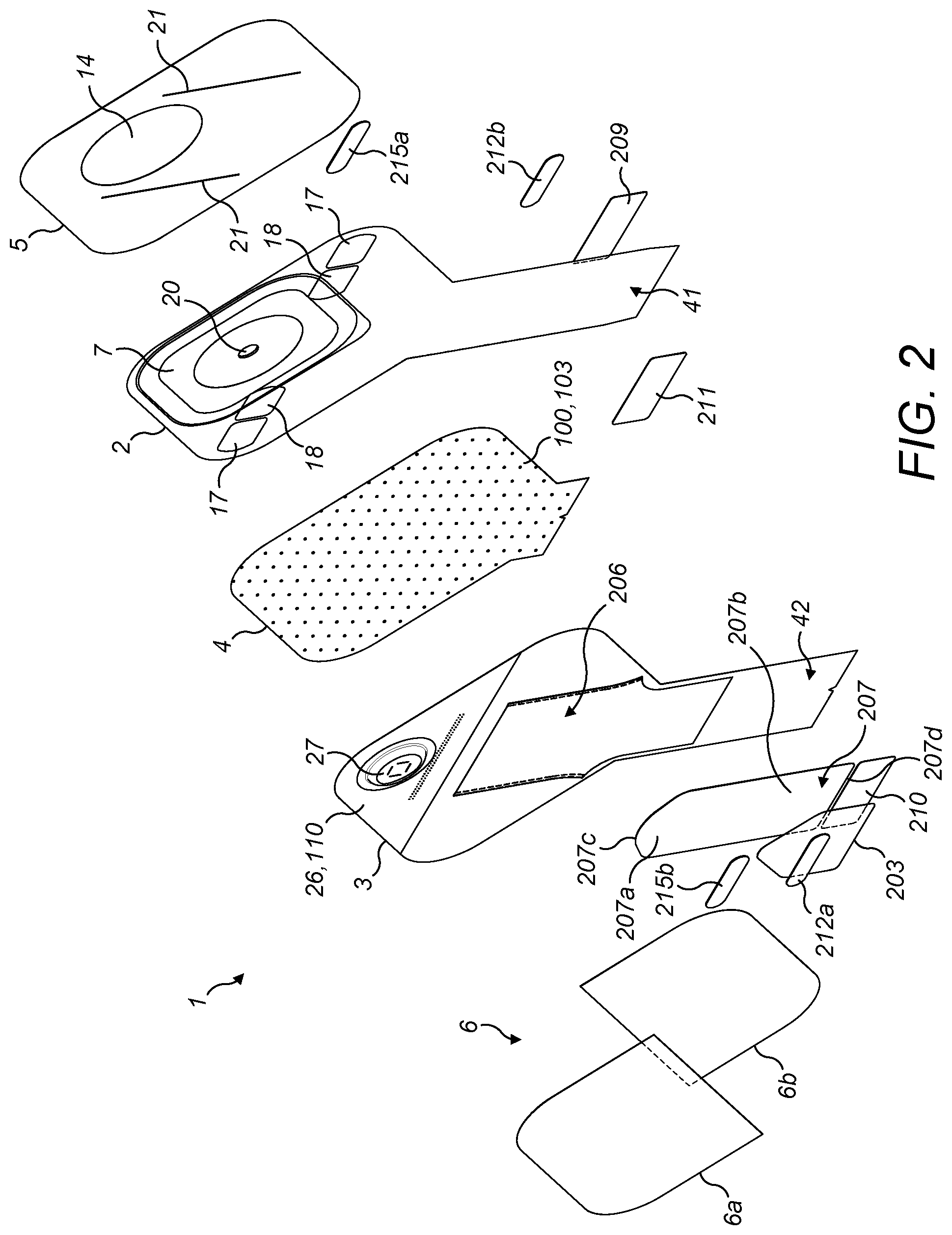 Patent US11793662 Figure 2 – Ostomy appliance