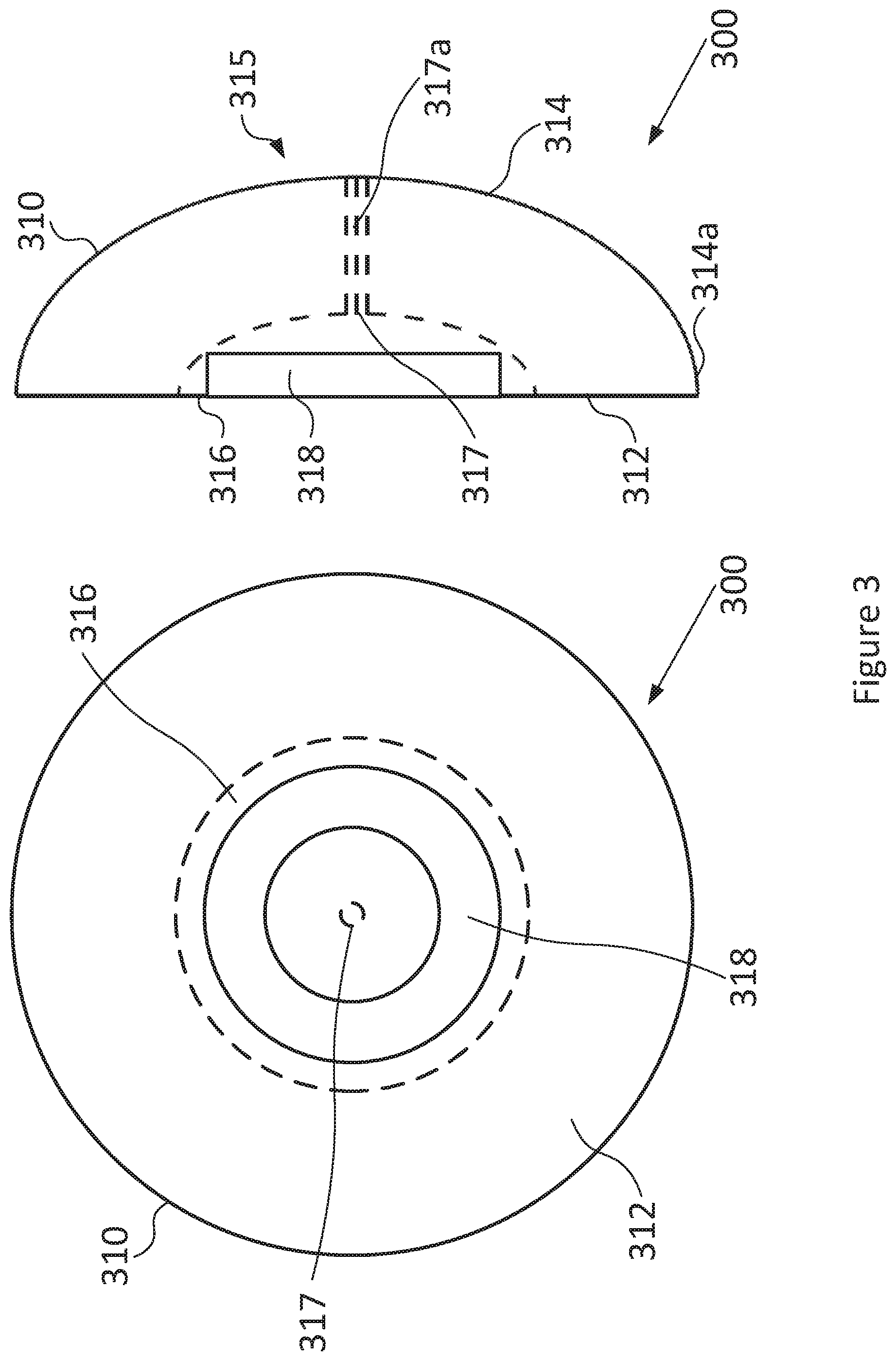 Patent US11793663 Figure 3 – Dressing for concealing a structure on a human body