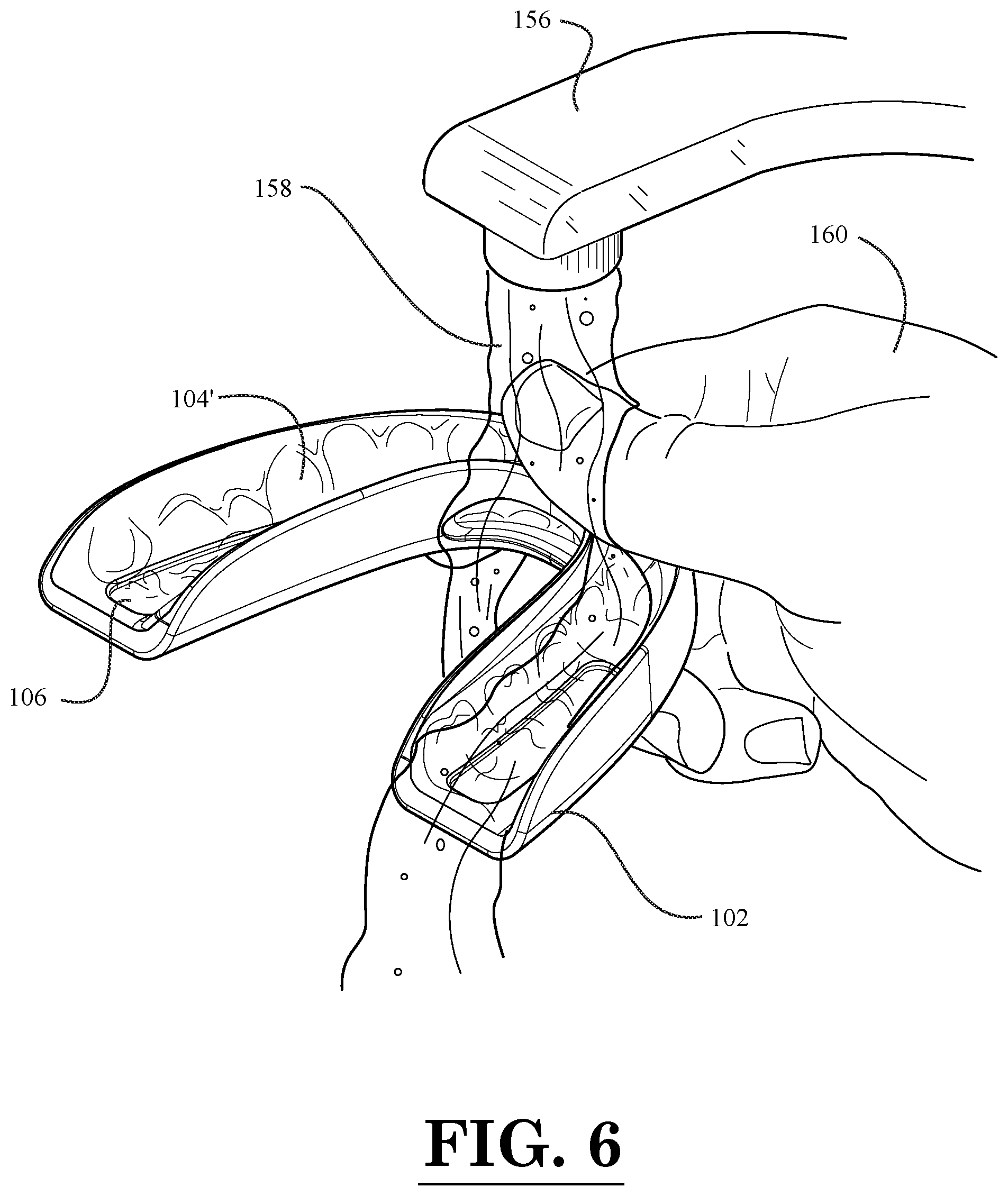 Patent US11793664 Figure 5 – Bruxism mouth guard device