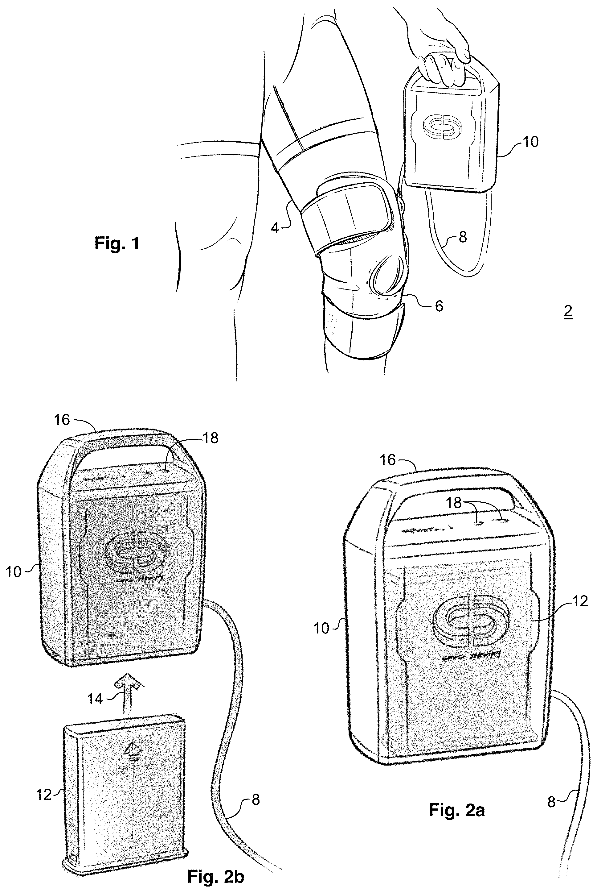 Patent US11793670 — Cold therapy device and method — Figure 1