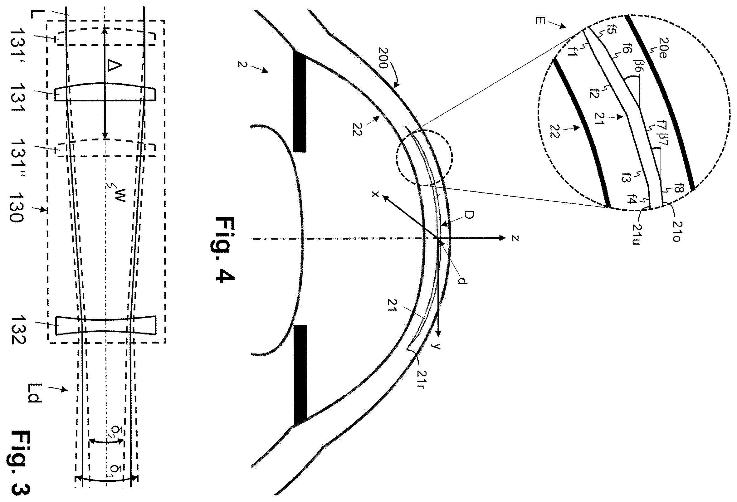 Patent US11793676 Figure 2 – Apparatus for working on eye tissue by means of a pulsed laser beam