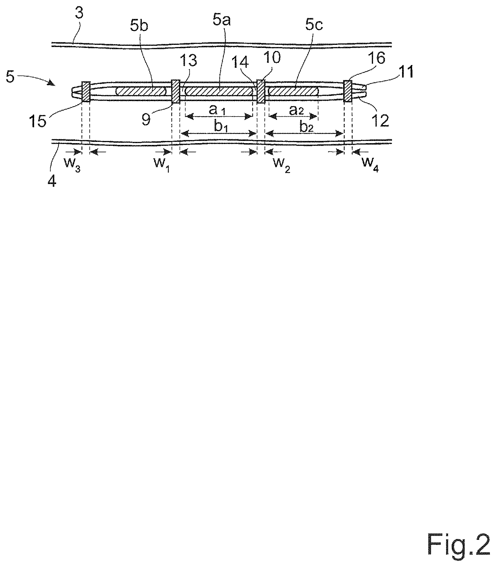 Patent US11793683 Figure 2 – Absorbent article and method for manufacturing an absorbent article