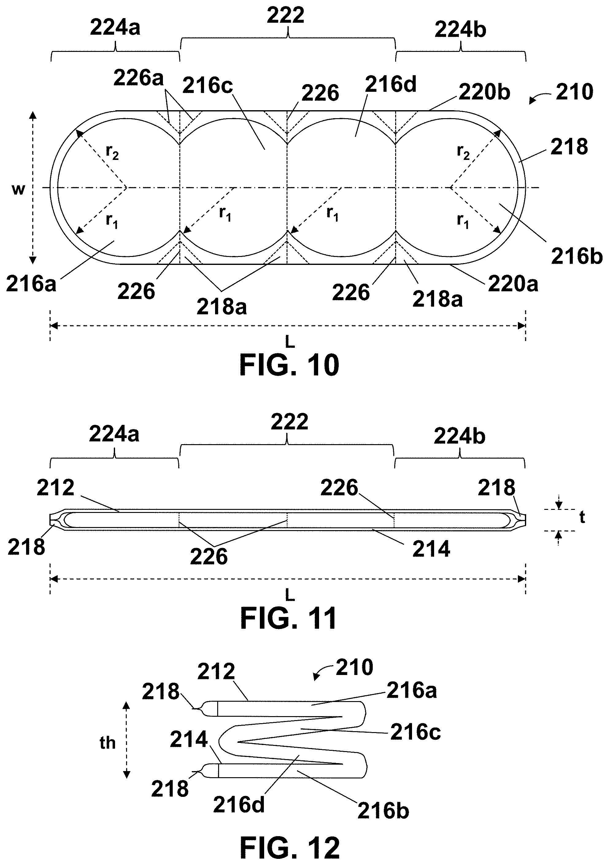 Patent US11793684 Figure 5 – Folded individual article in a circular package