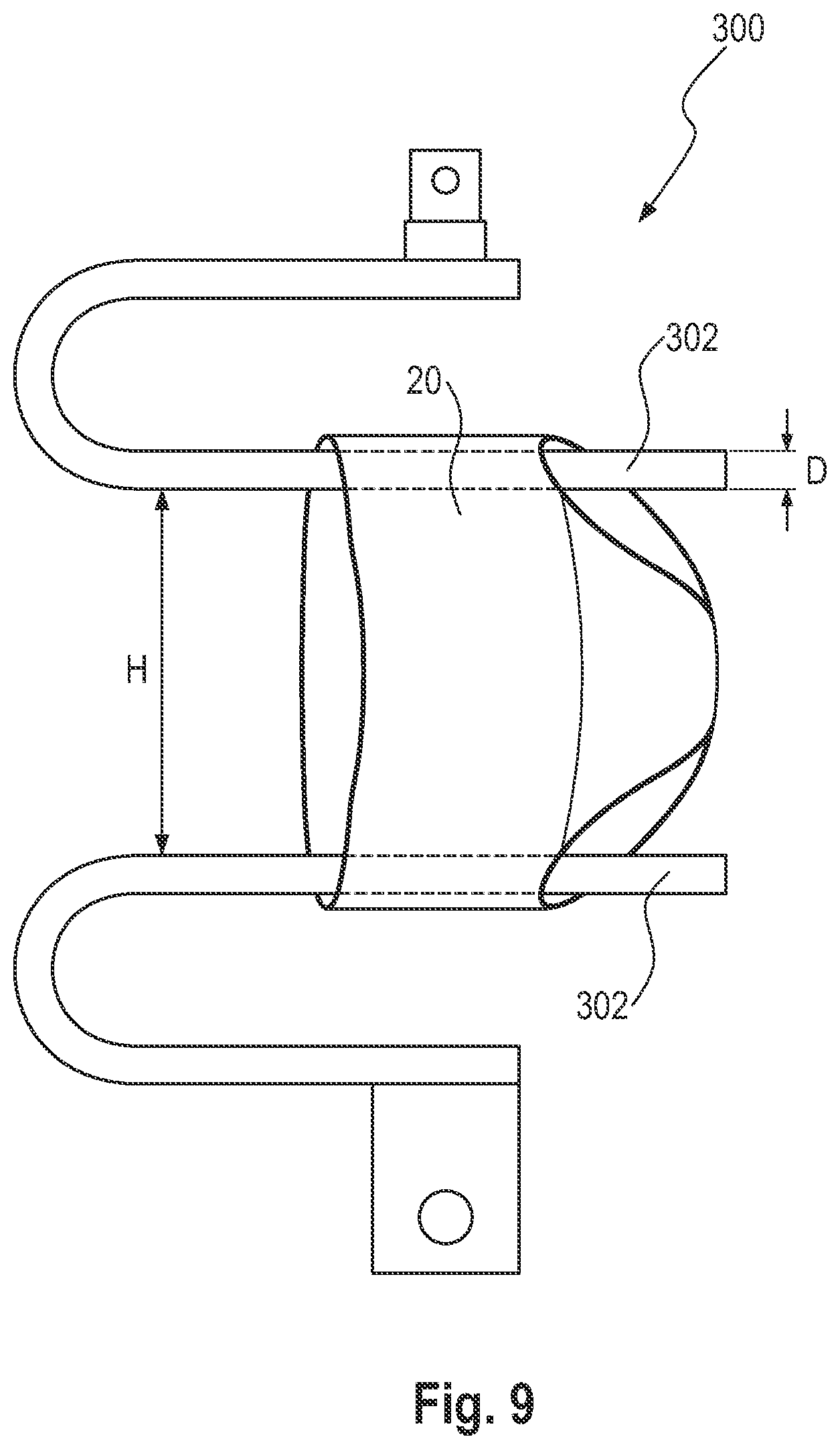 Patent US11793686 Figure 9 – Absorbent article with belt having profiled elasticity