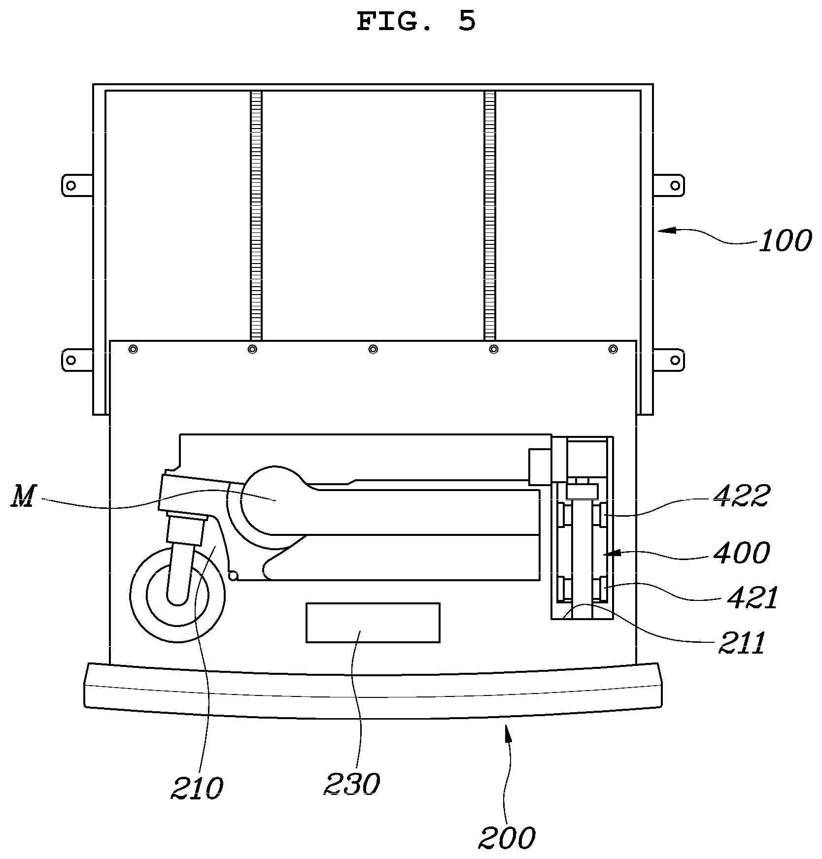 Patent US11793689 Figure 5 – Mobility carrier apparatus for vehicles